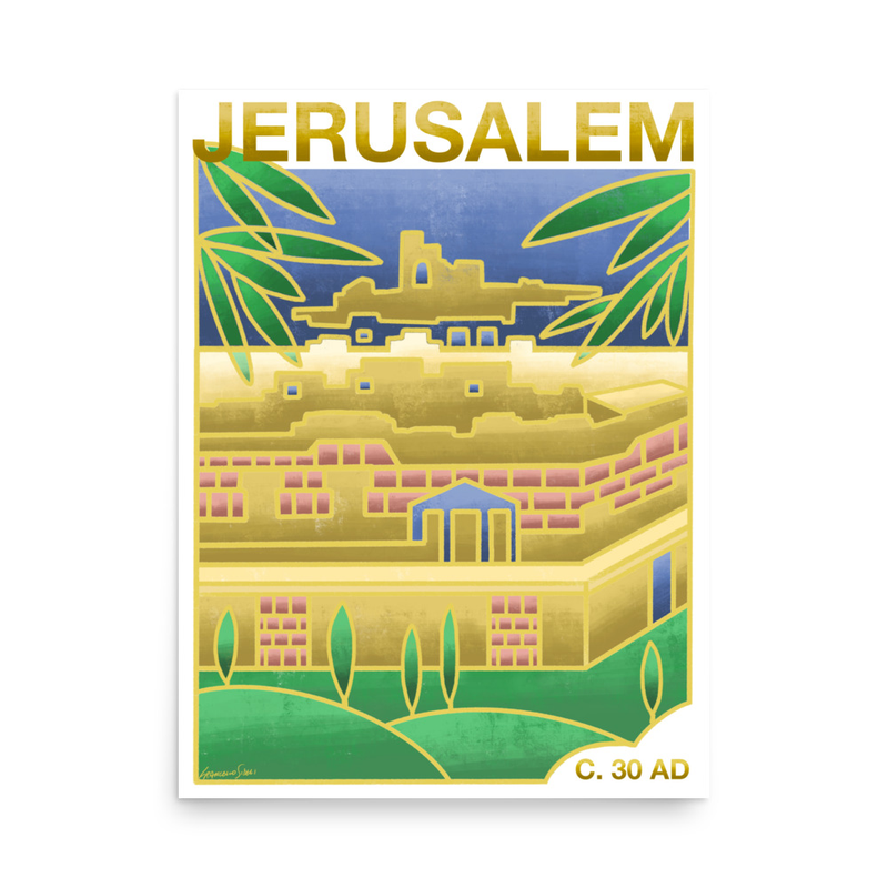Jerusalem Wall Poster