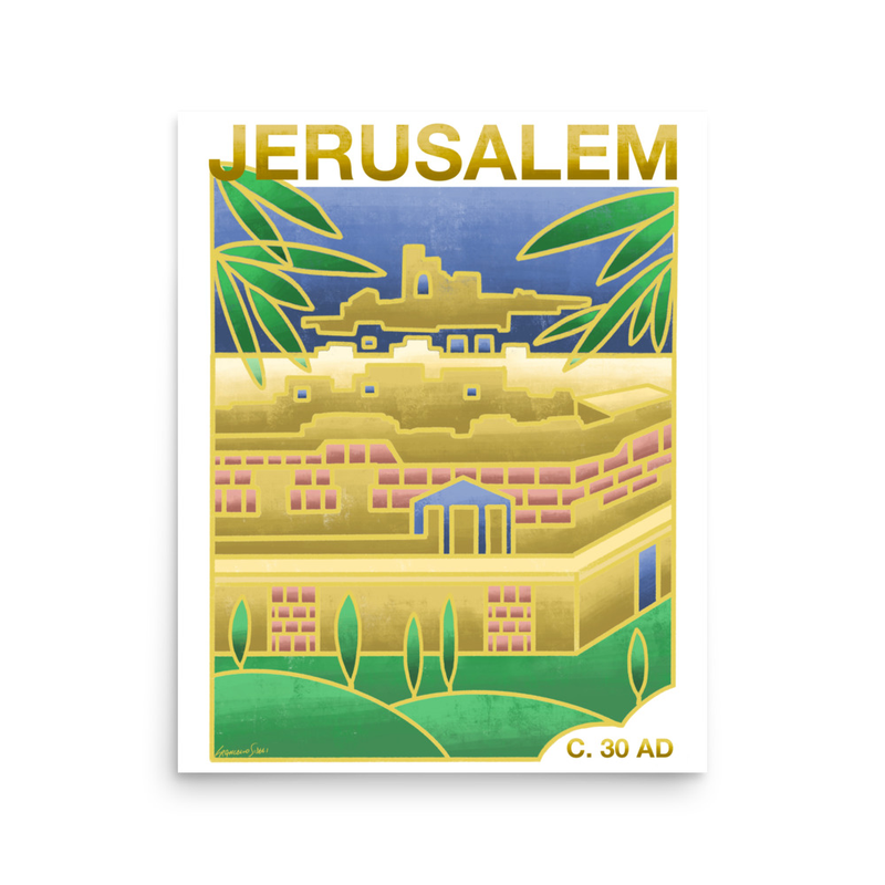 Jerusalem Wall Poster