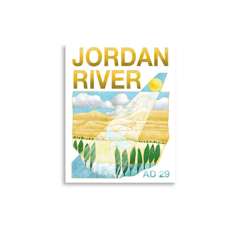 Jordan River Wall Poster