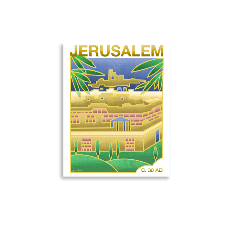 Jerusalem Wall Poster