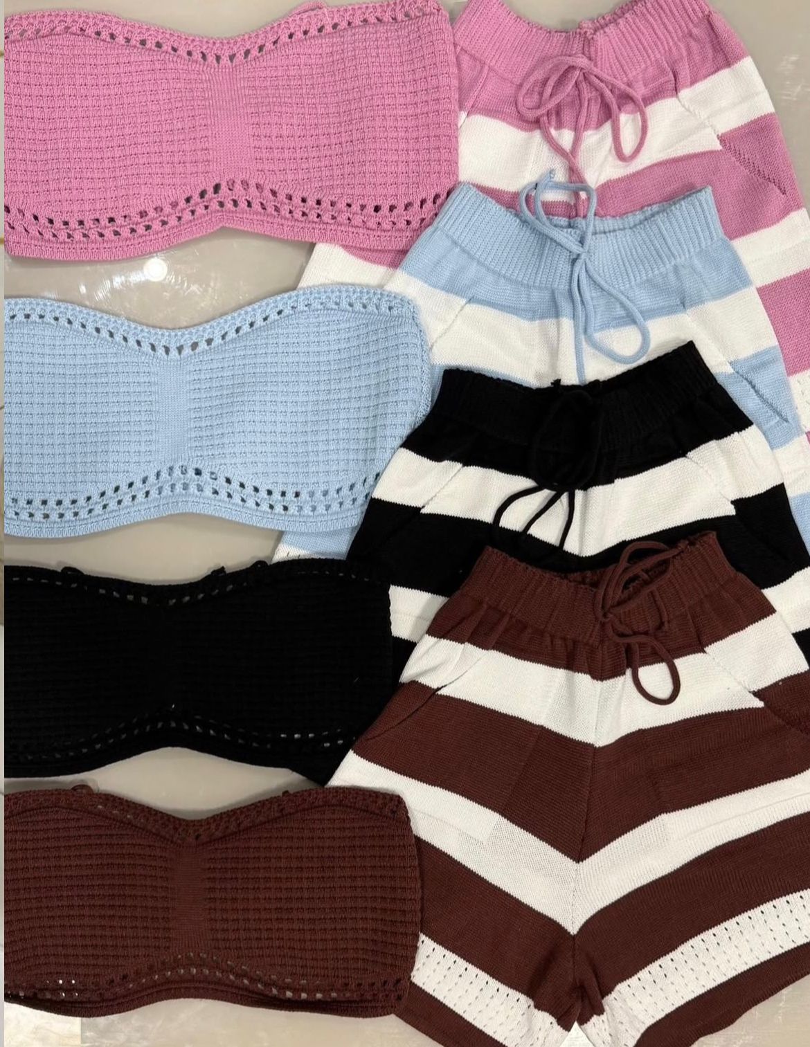 Conjunto Cropped e Shorts MODAL