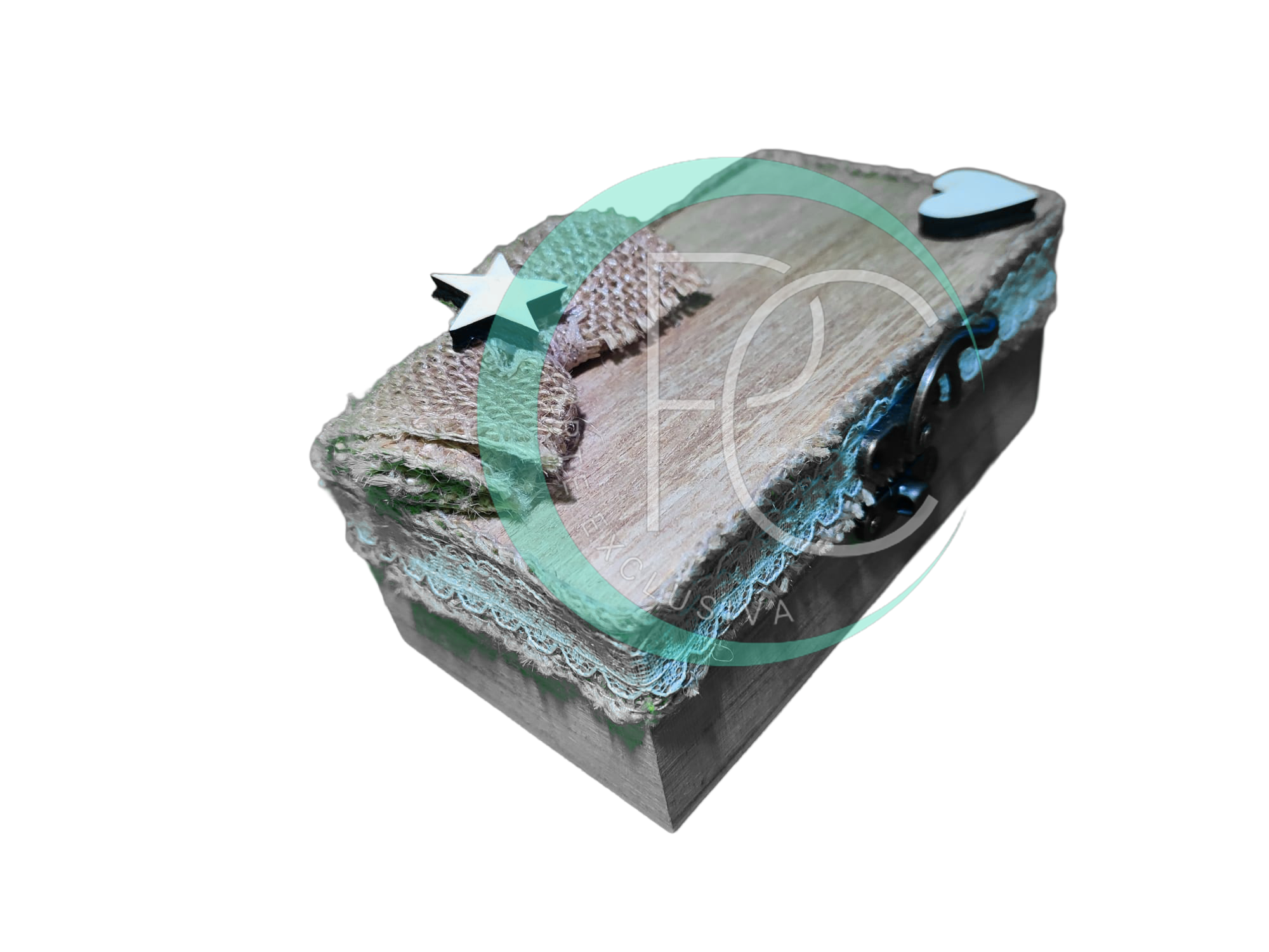 Caixa decorativa artesanal