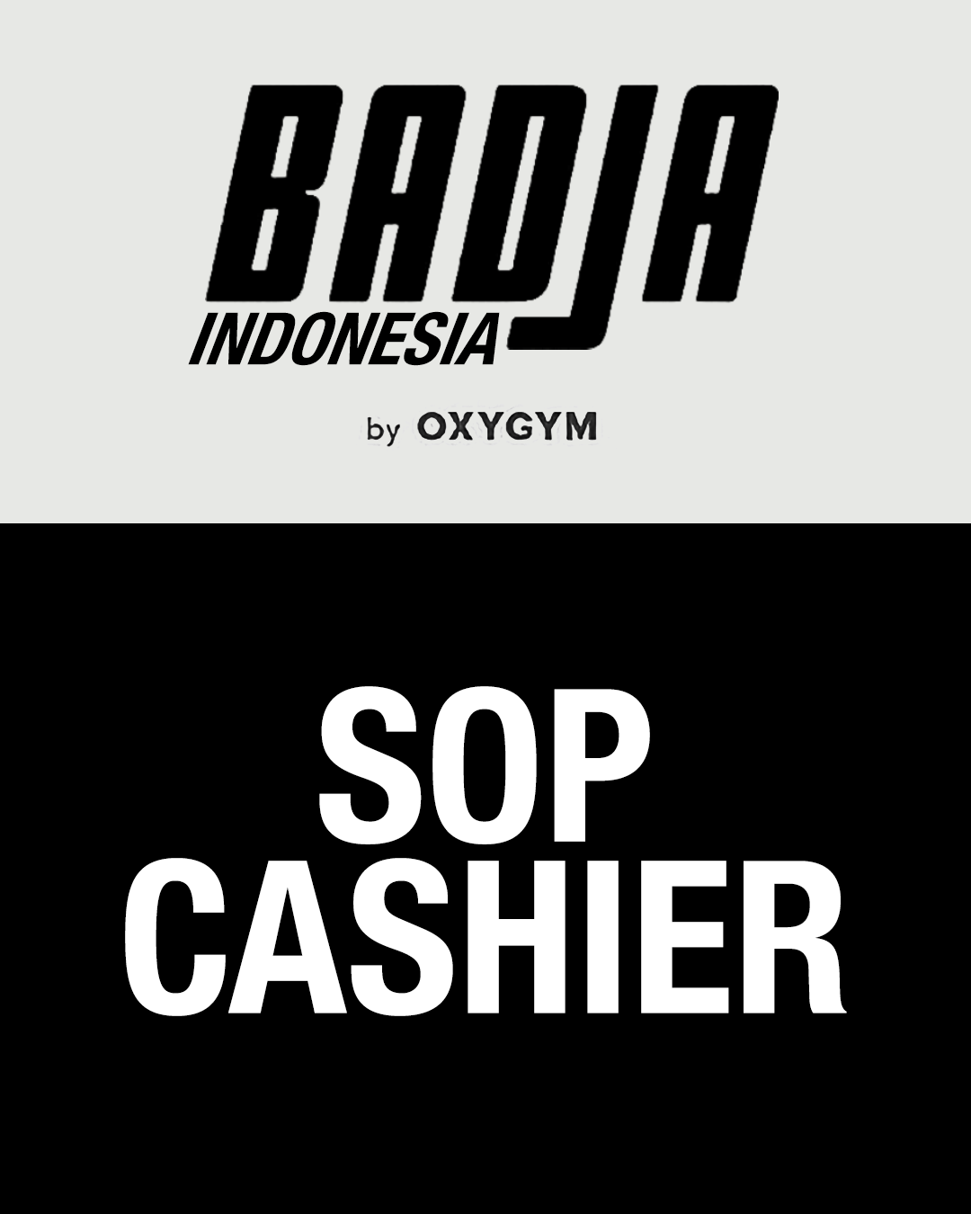 Cashier Standart Operational Procedure