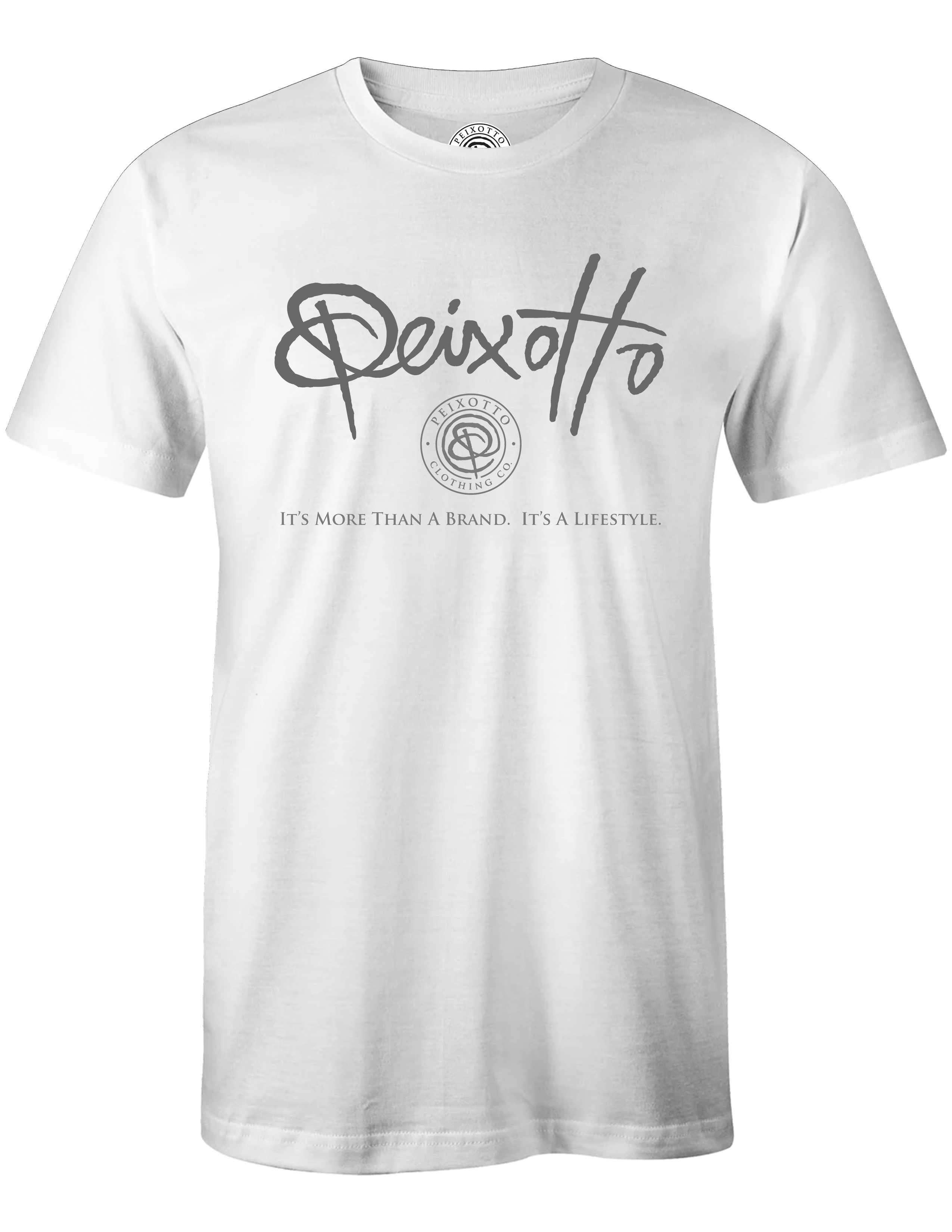 Peixotto Grey Logo Tee