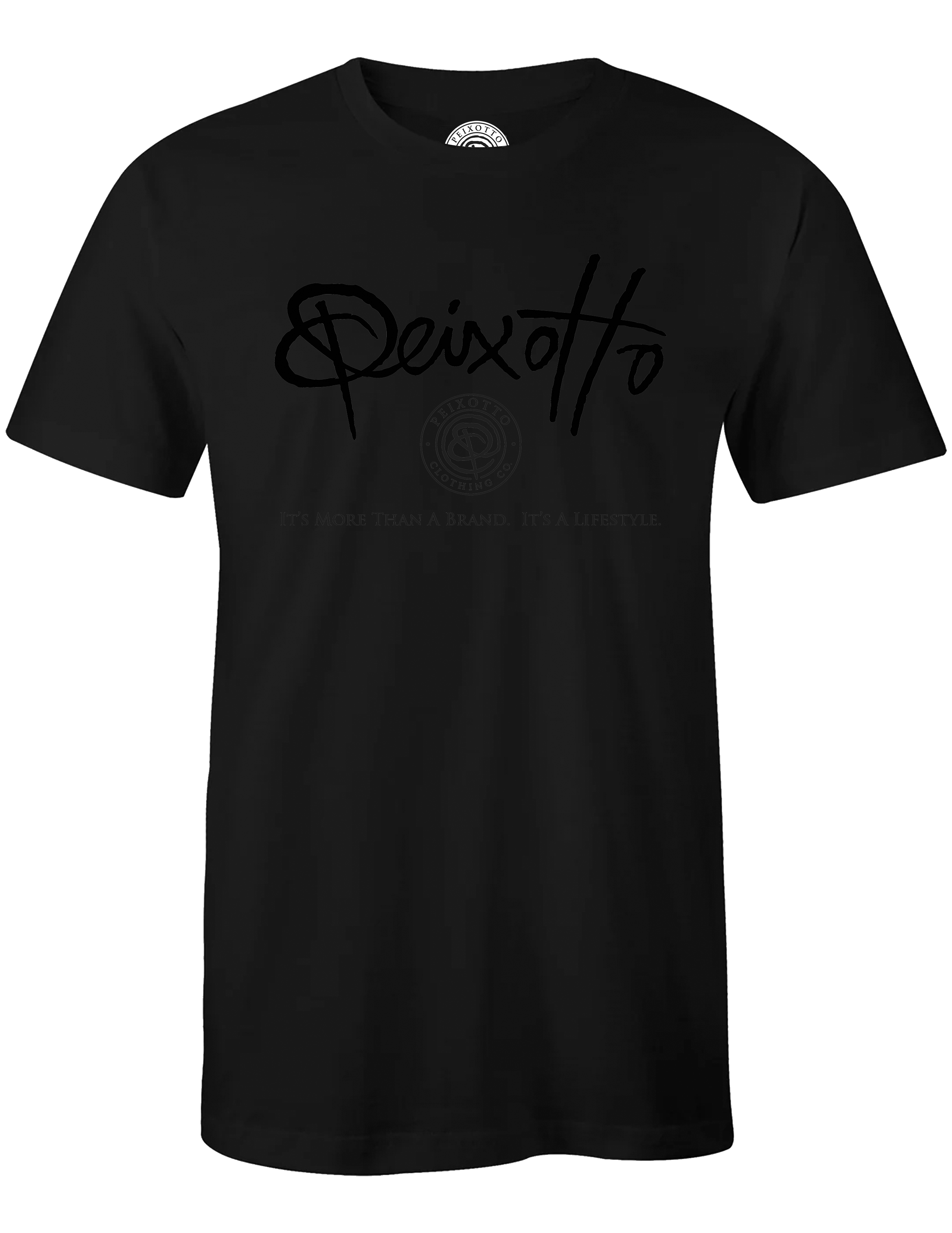 Peixotto Black Logo Tee