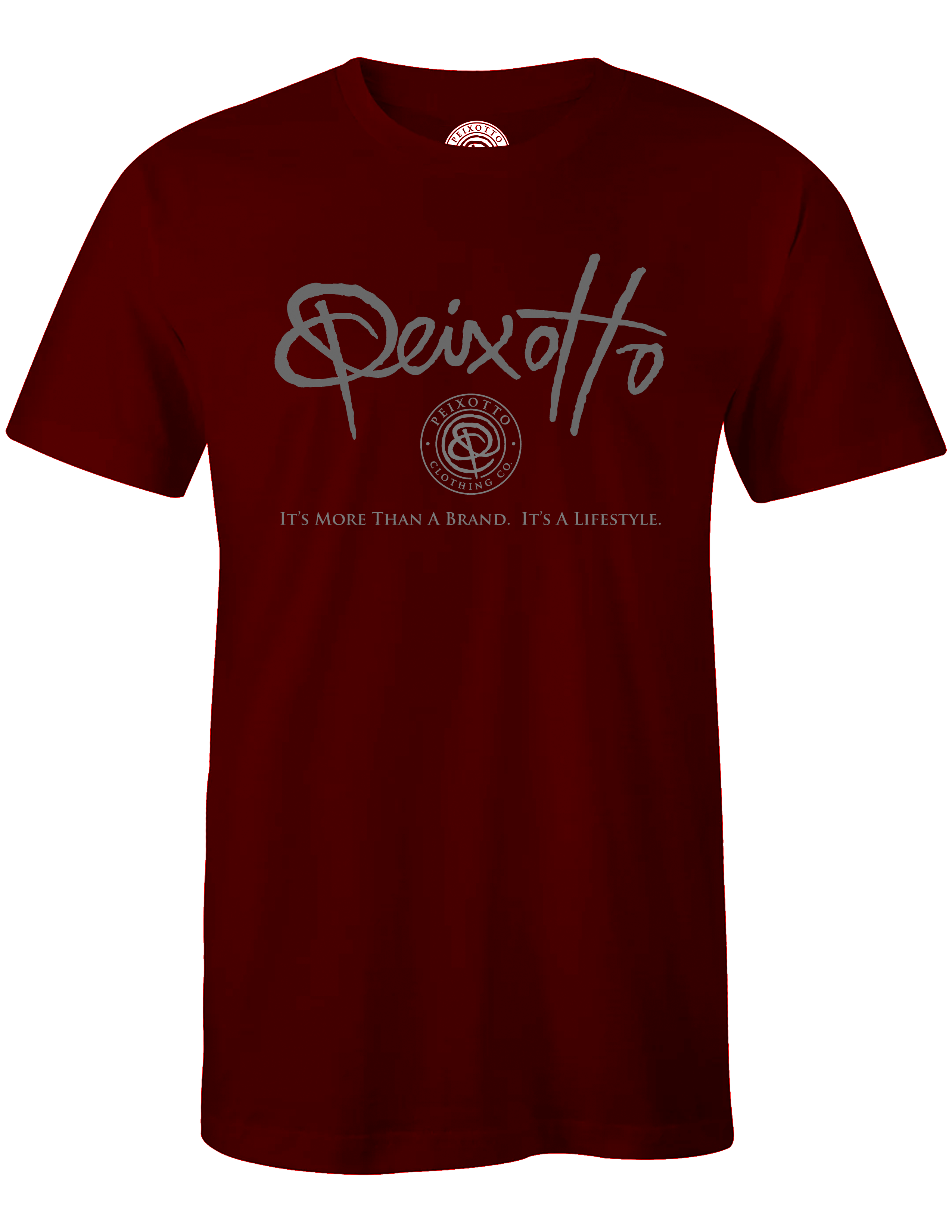 Peixotto Grey Logo Tee