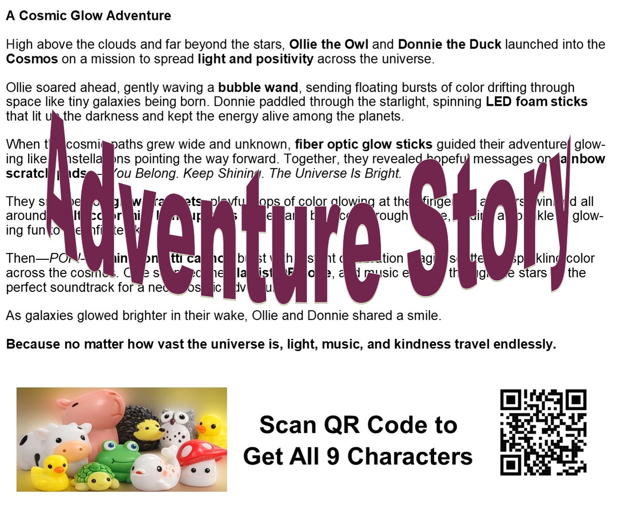 Cosmic Glow Adventure