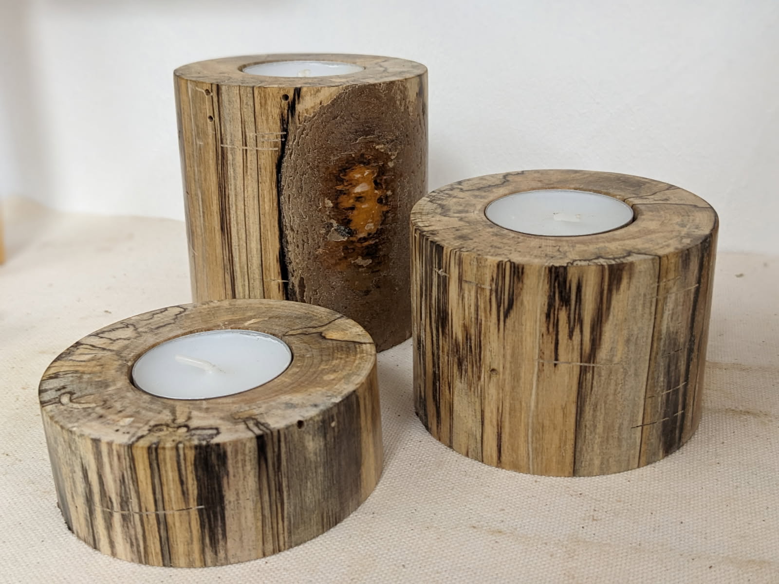 Triptyque de bougeoir