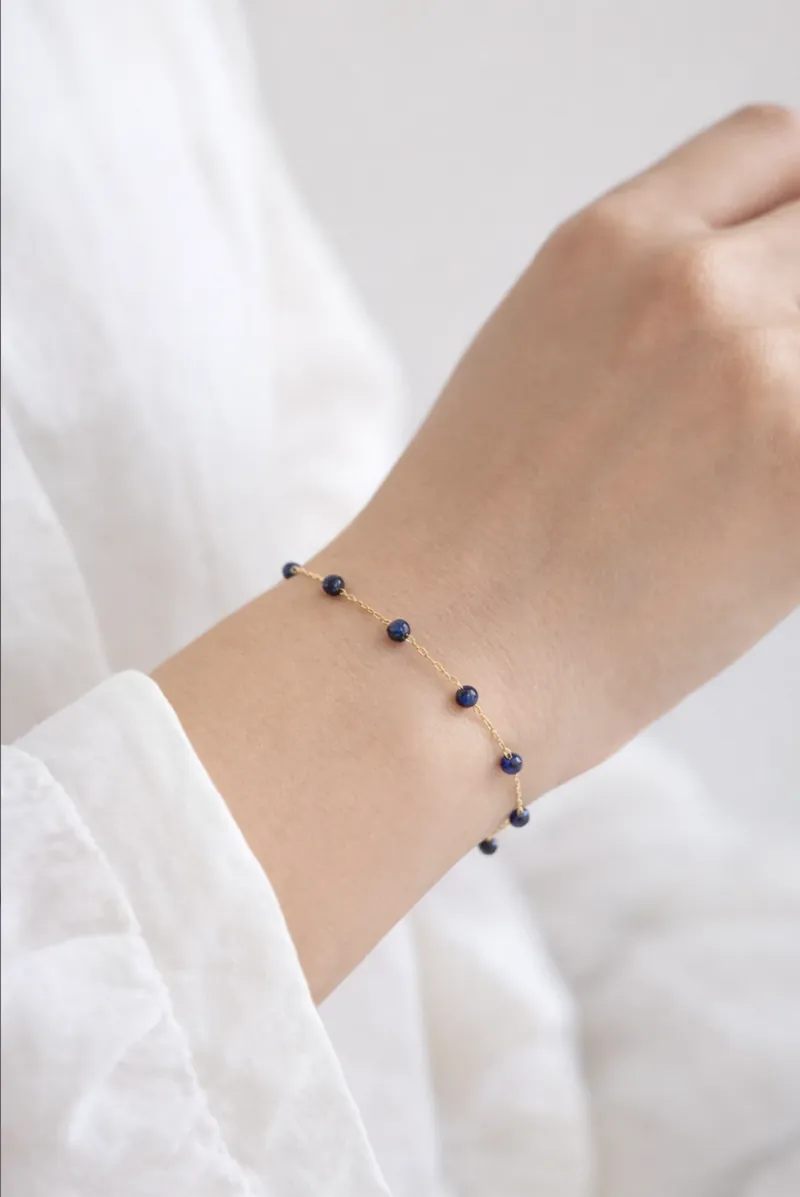 18k Elegant Gold Chain Bracelet ( Anti Tarnish)