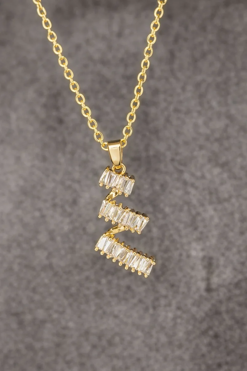 Gold Plated Spiral Twirl Pendant - 12mm