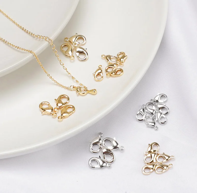 Lobster clasp 18k (1 pc) - 10mm