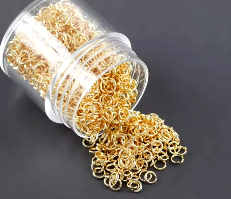 0.3mm 14k gold plated Jump rings ( 1 pc ) - Anti tarnish R1018
