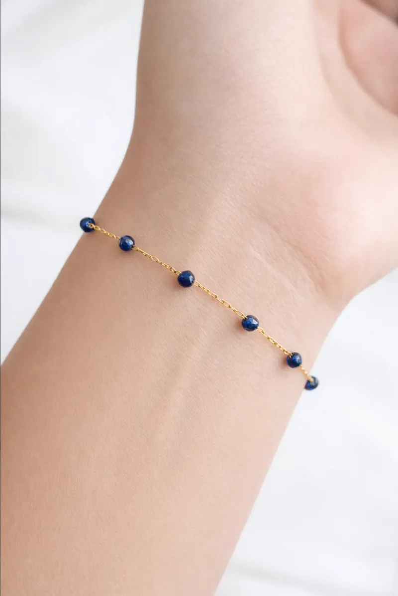 18k Elegant Gold Chain Bracelet ( Anti Tarnish)