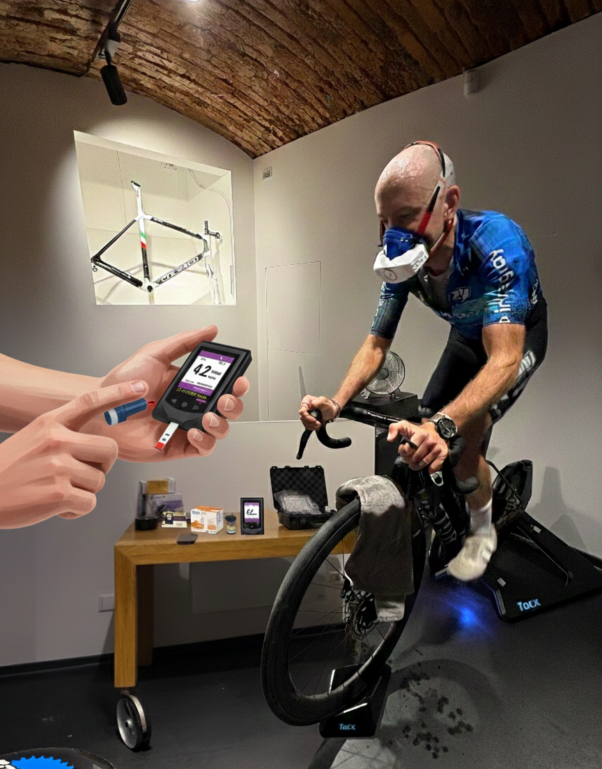 Test VO2max + Laktát