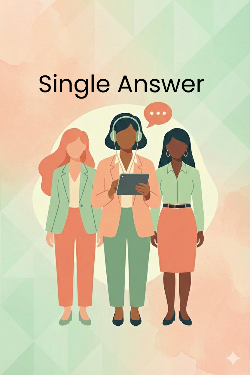 The Positioning Response: Single Answer