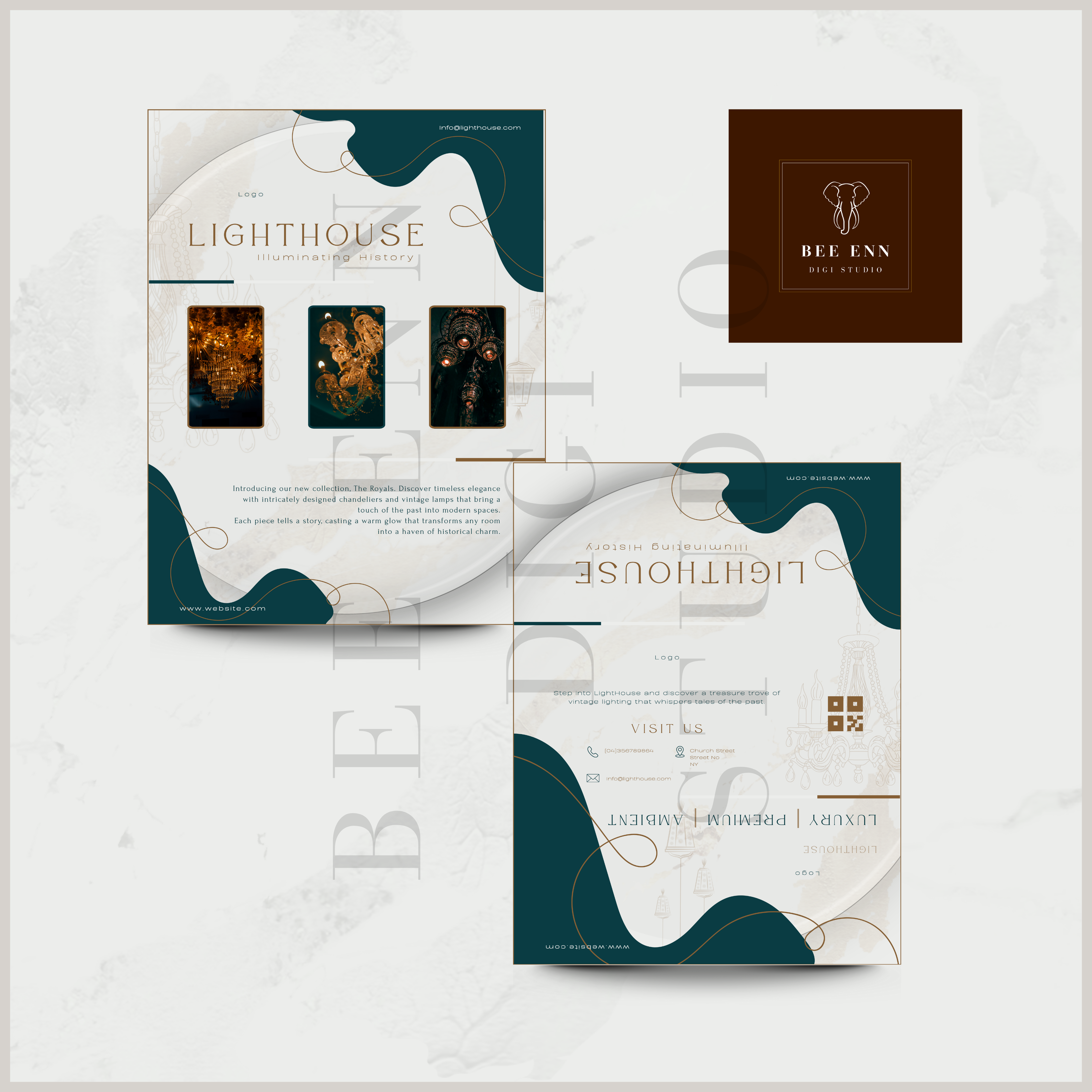 DIY Luxury Brochure | Pastel colour