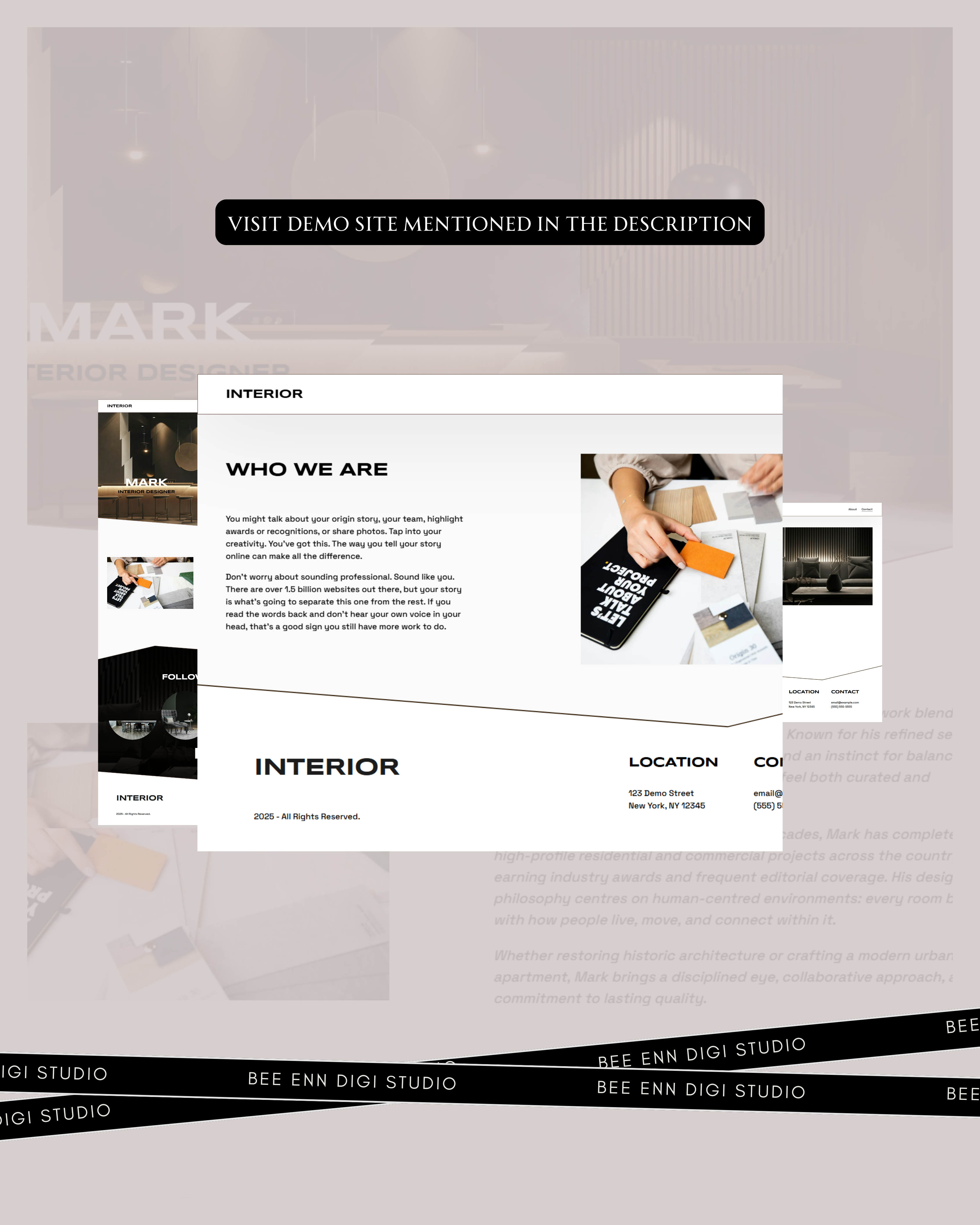 DIY Portfolio Website Template 3 | Squarespace