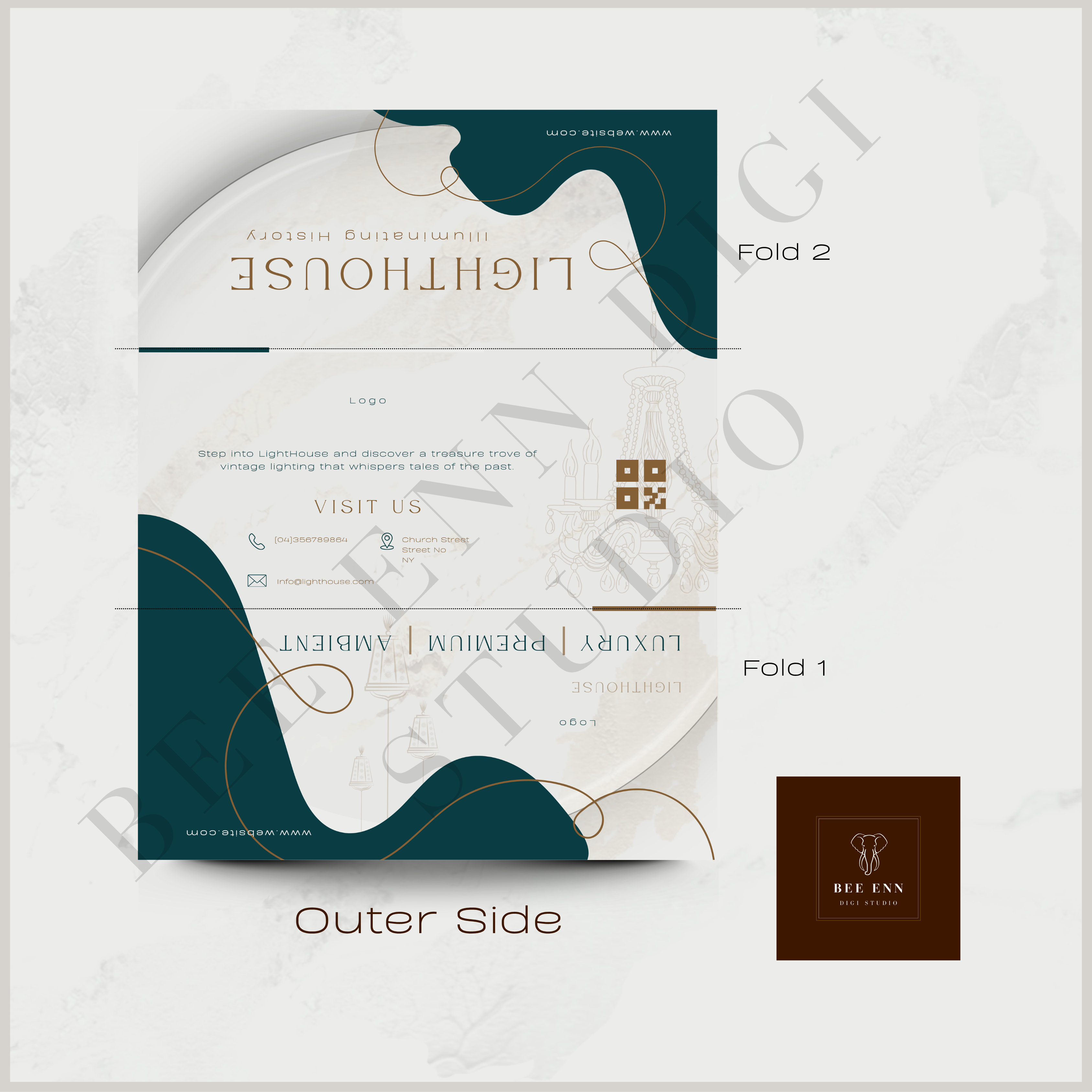 DIY Luxury Brochure | Pastel colour