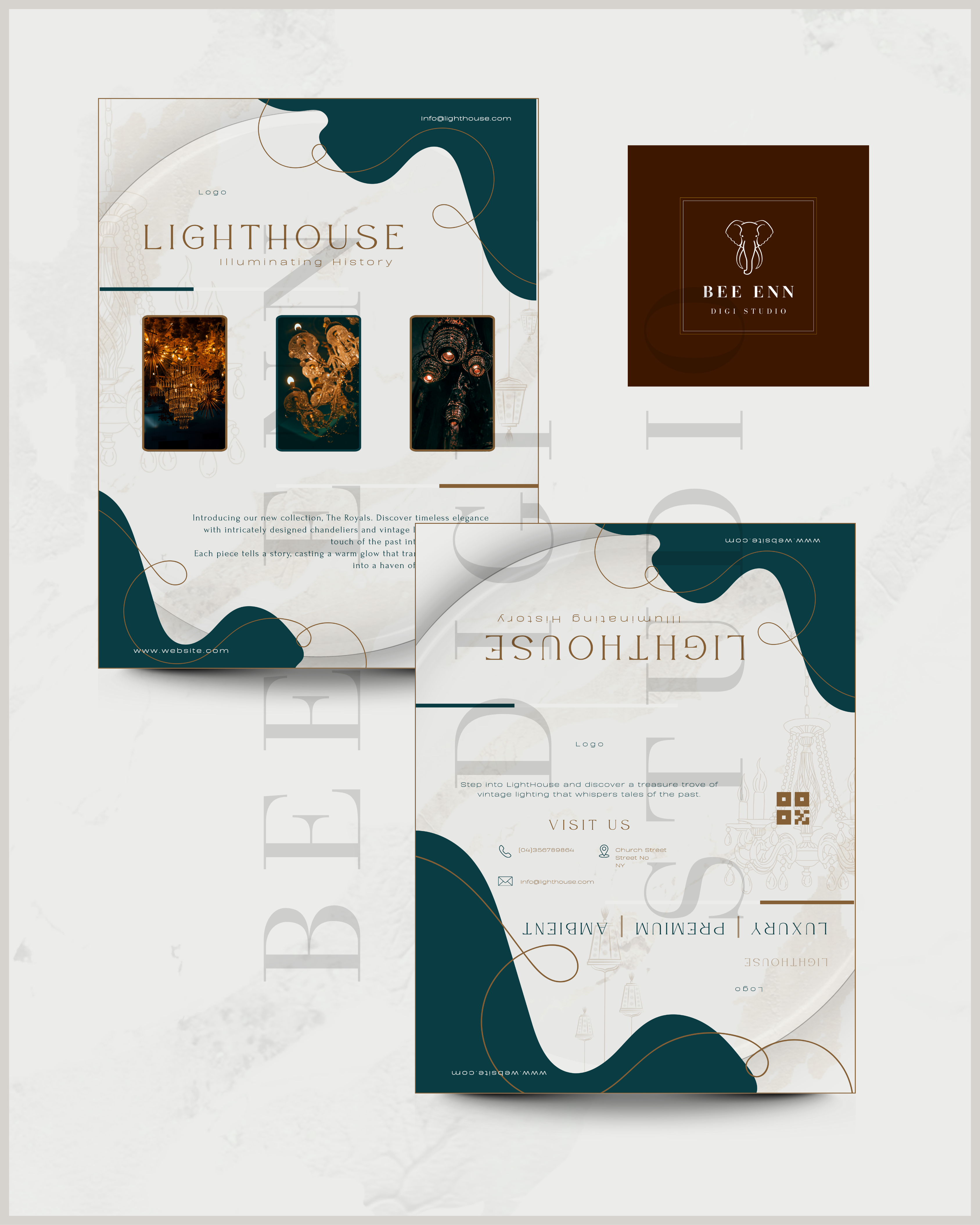 DIY Luxury Brochure | Pastel colour