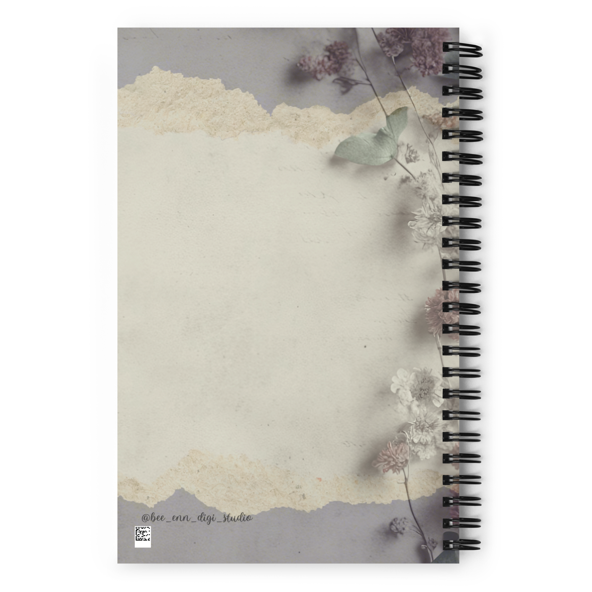 Vintage Flower Spiral notebook