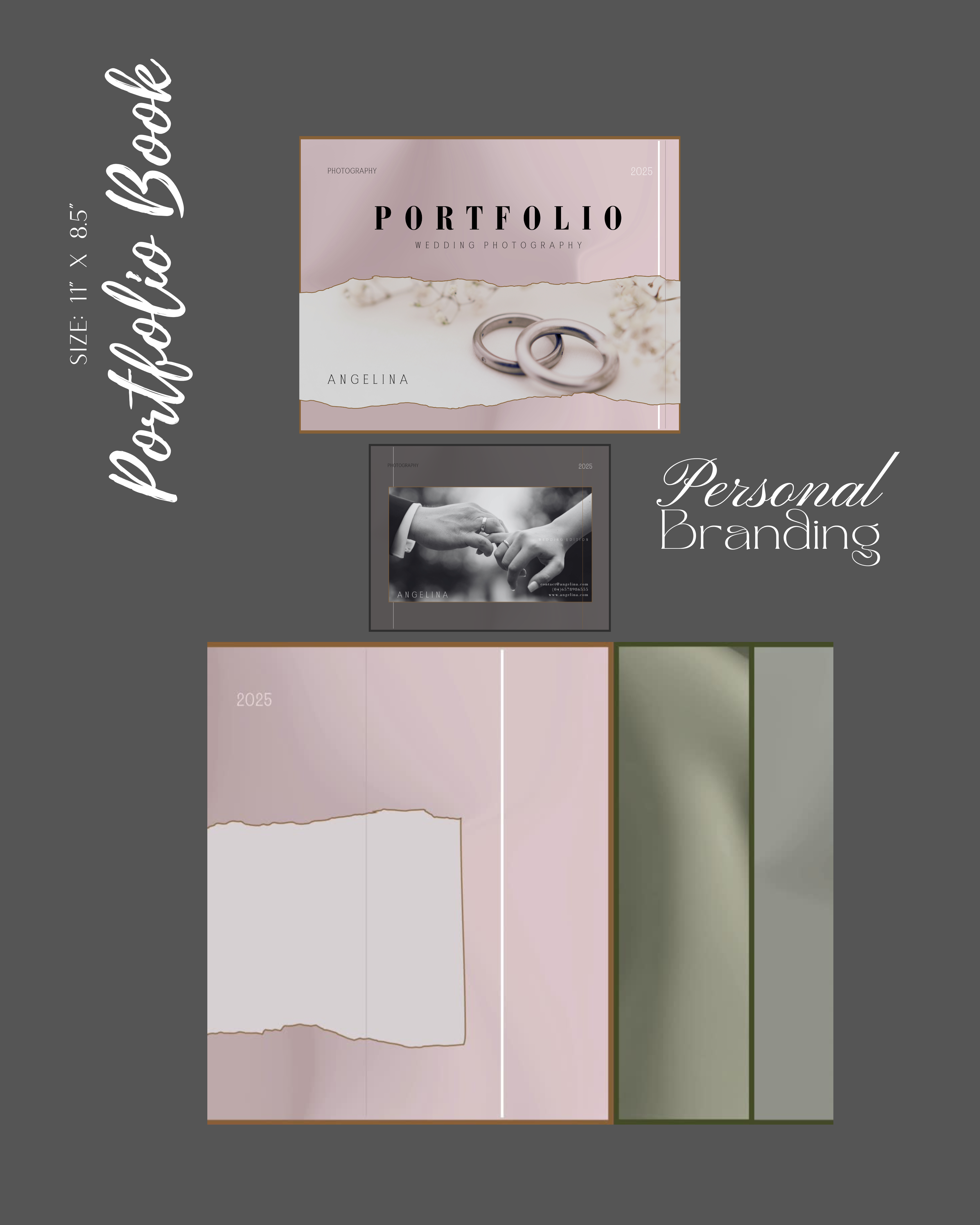 DIY Photography Portfolio Book Template 1