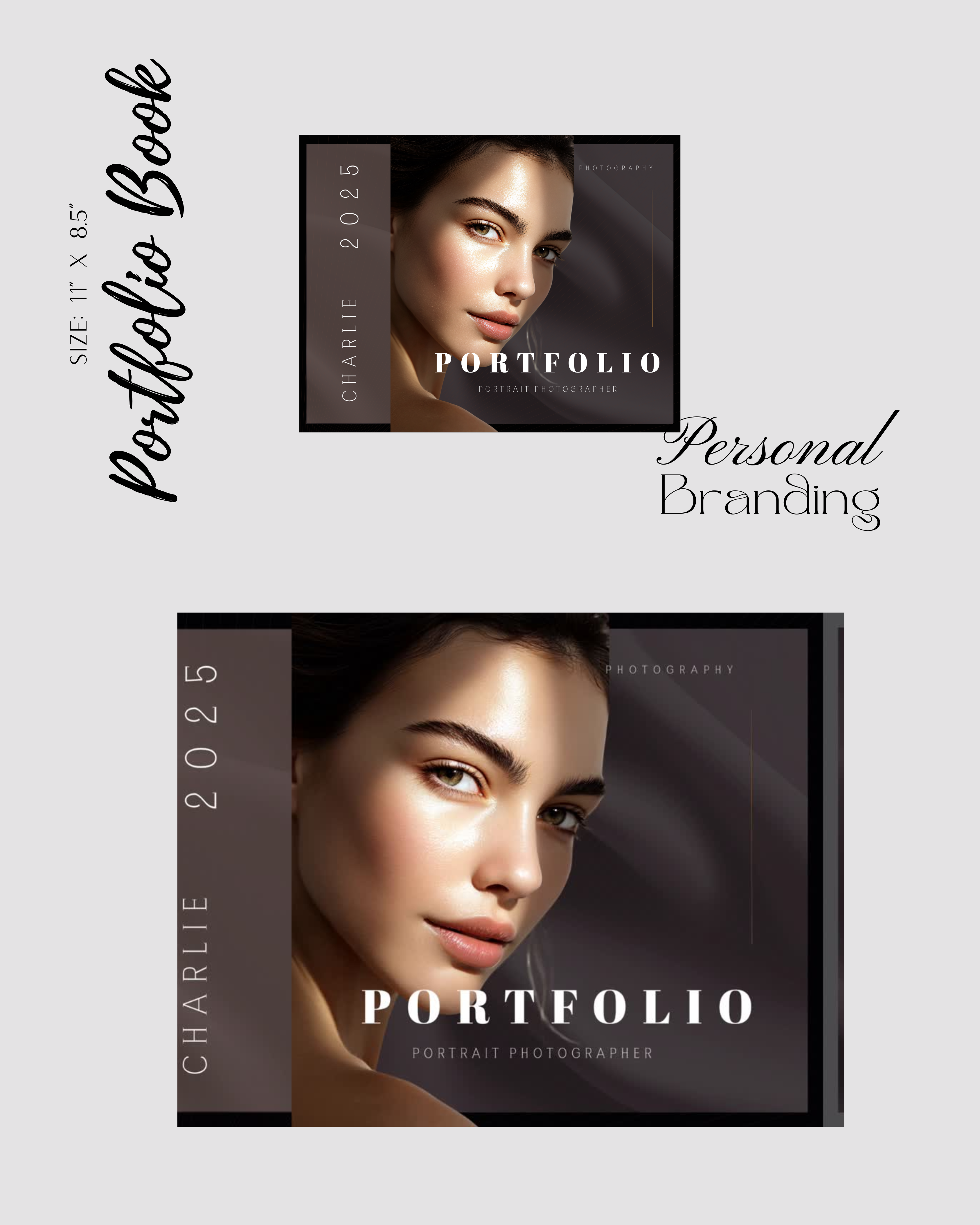 DIY Photography Portfolio Book Template 2