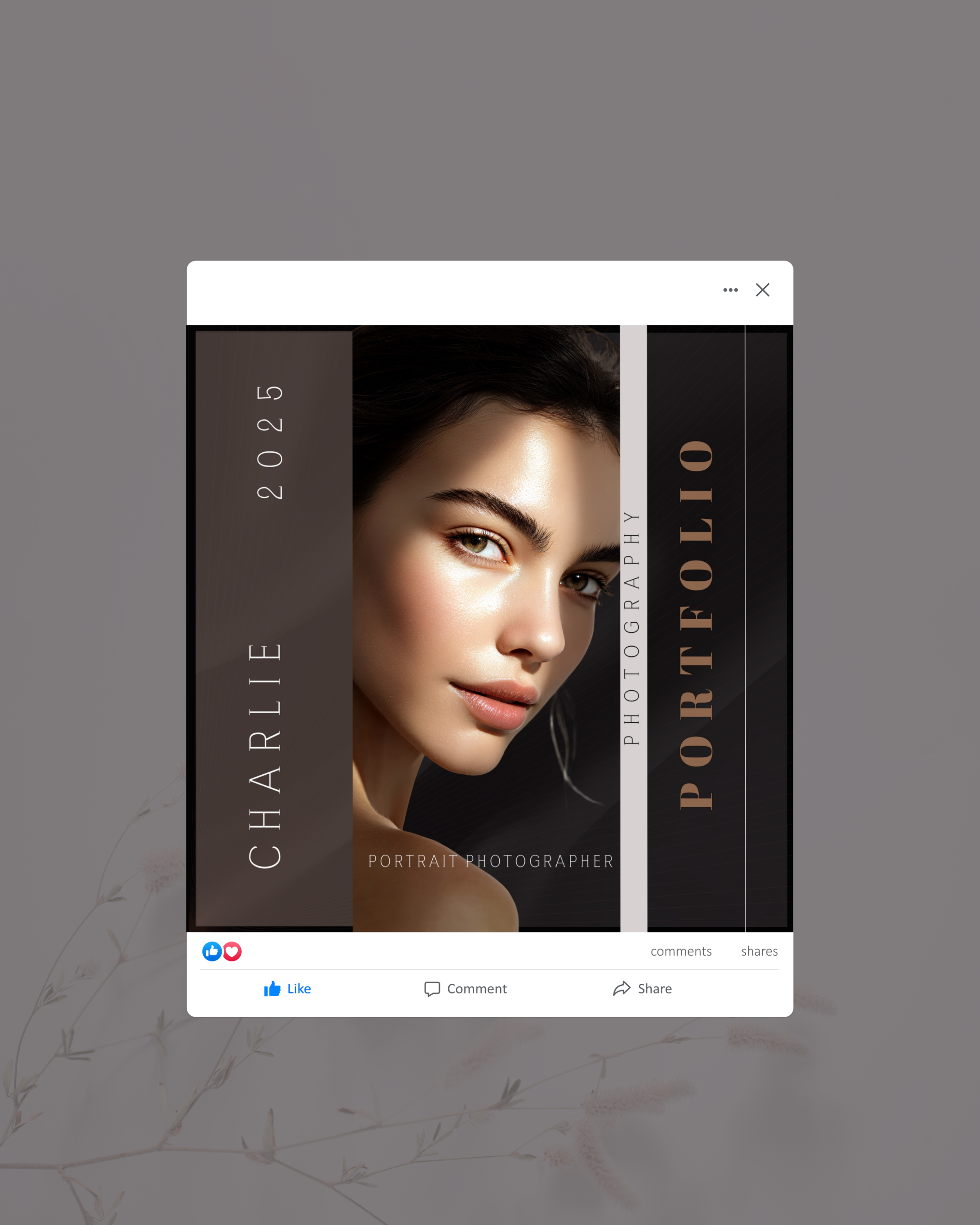 DIY Social Media Poster Template 2 | 1080x1080 & 1080x1350 | Canva (Digital Download)