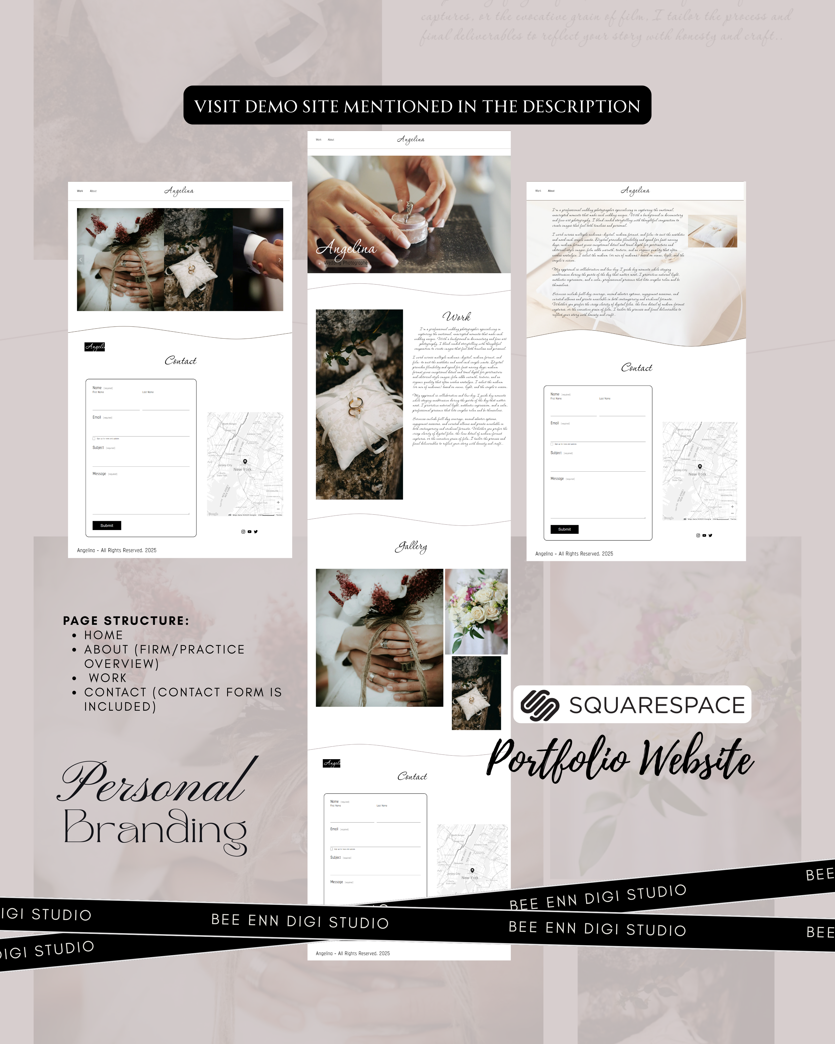 DIY Portfolio Website Template 1 | Squarespace