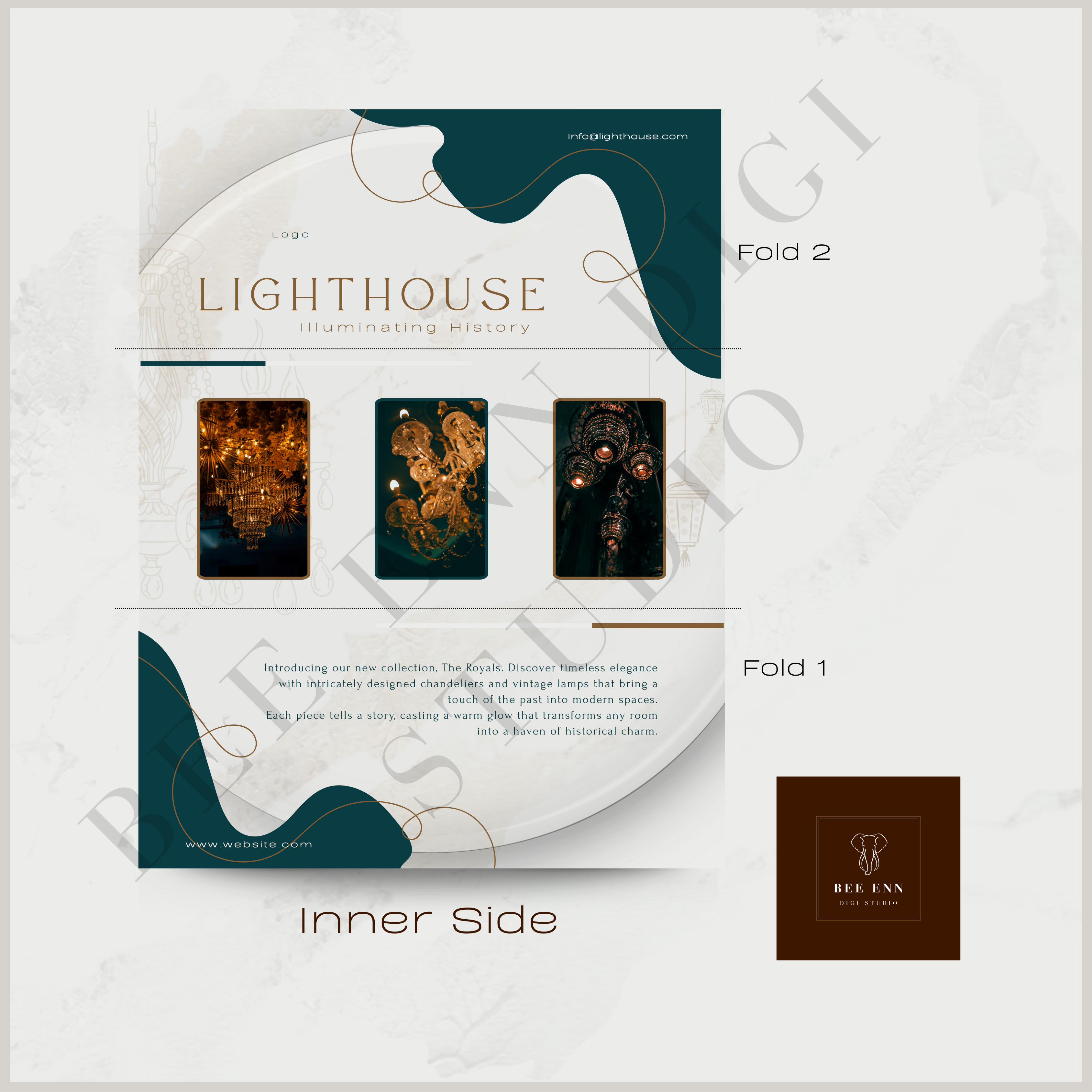 DIY Luxury Brochure | Pastel colour