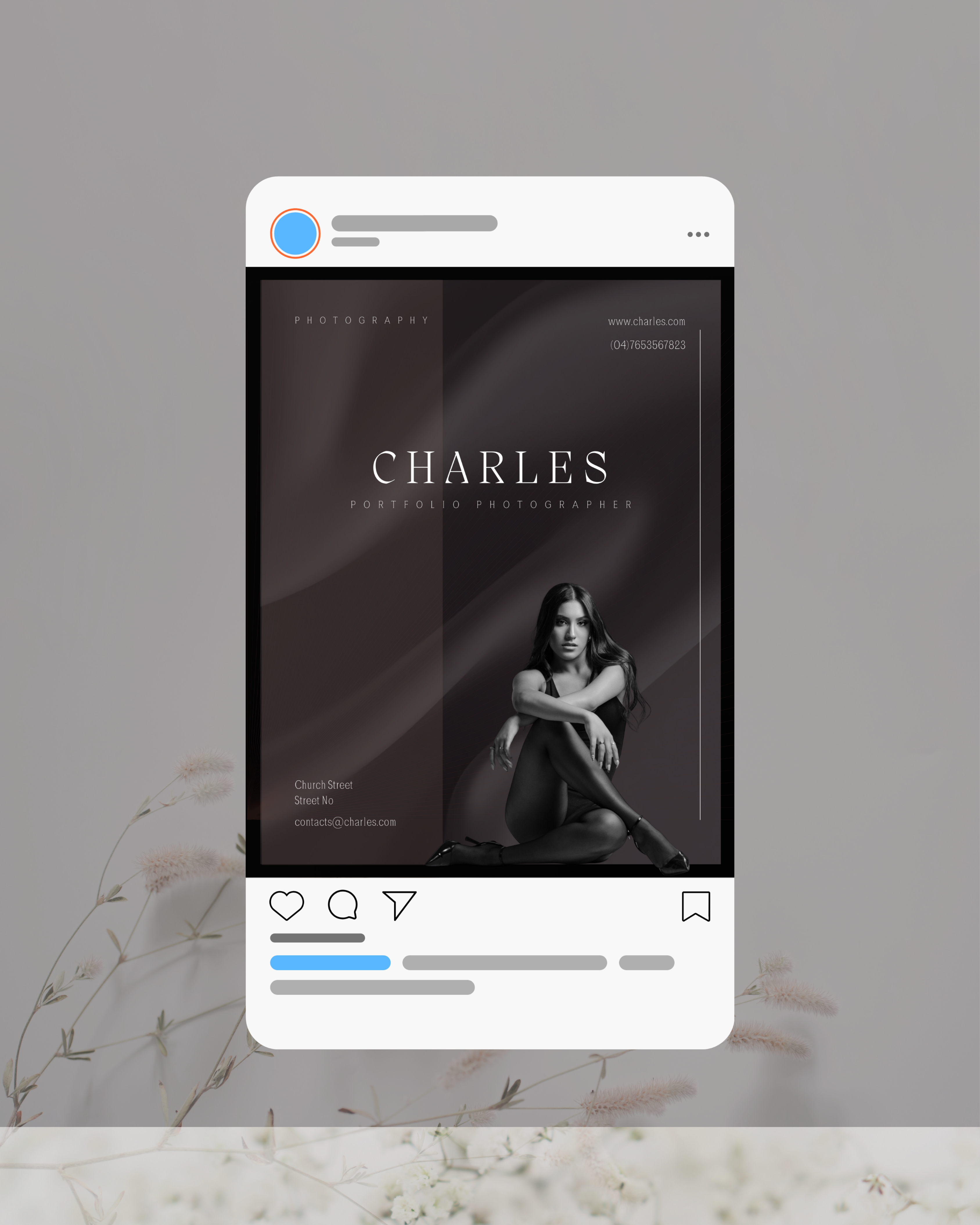 DIY Social Media Poster Template 2 | 1080x1080 & 1080x1350 | Canva (Digital Download)