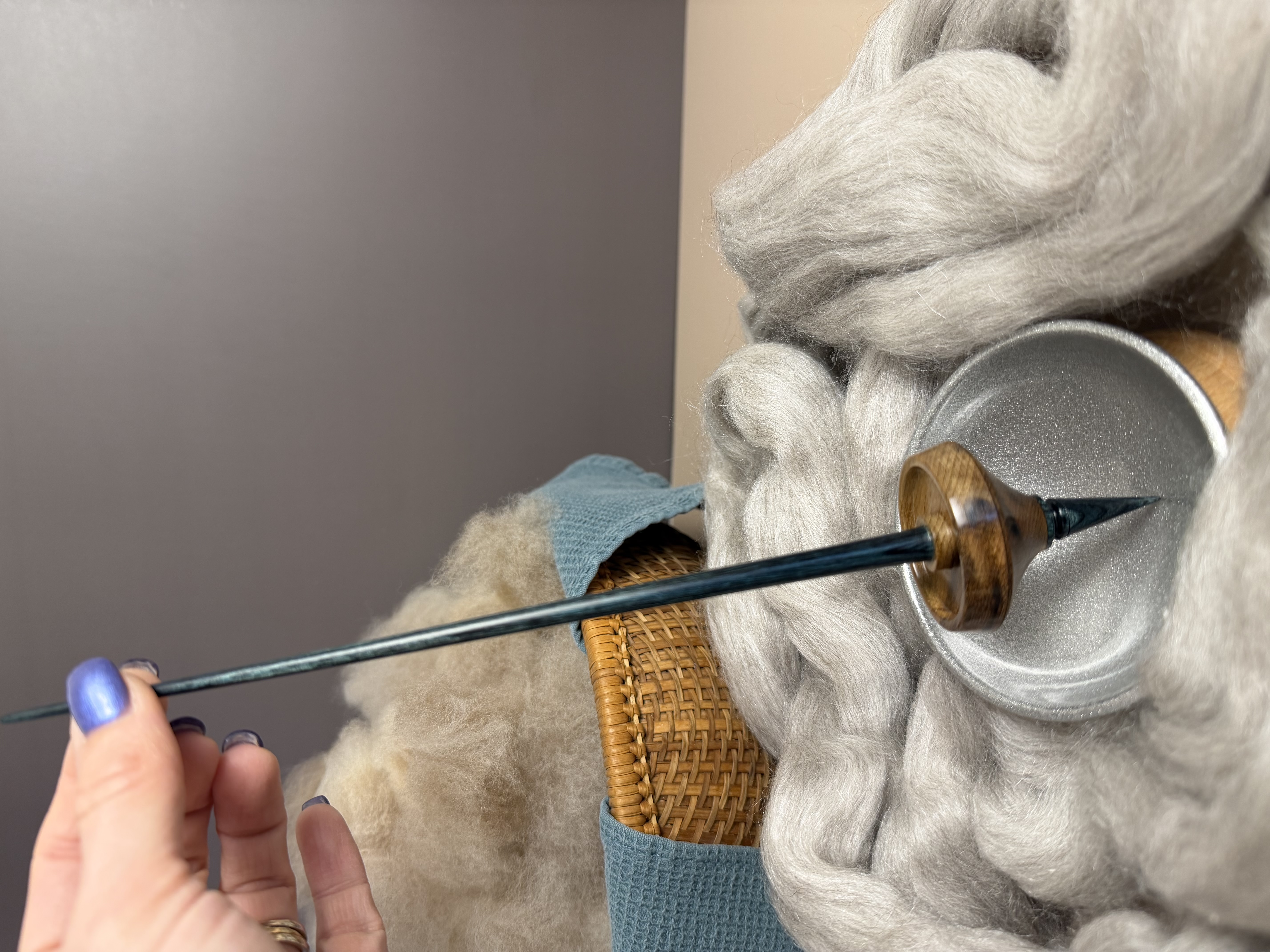 Support Spindle - "Stiletto" - Oregon Myrtle