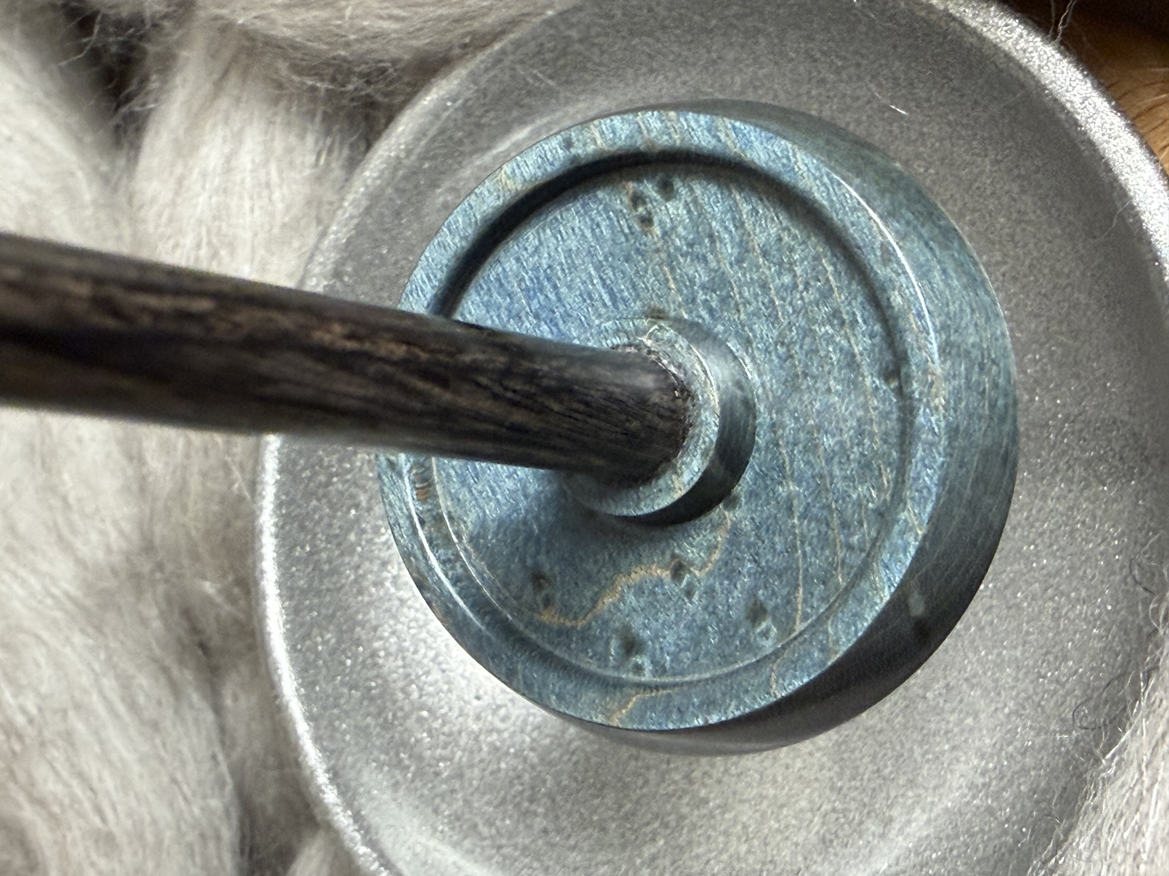 Support Spindle - "Stiletto" - Blue Maple