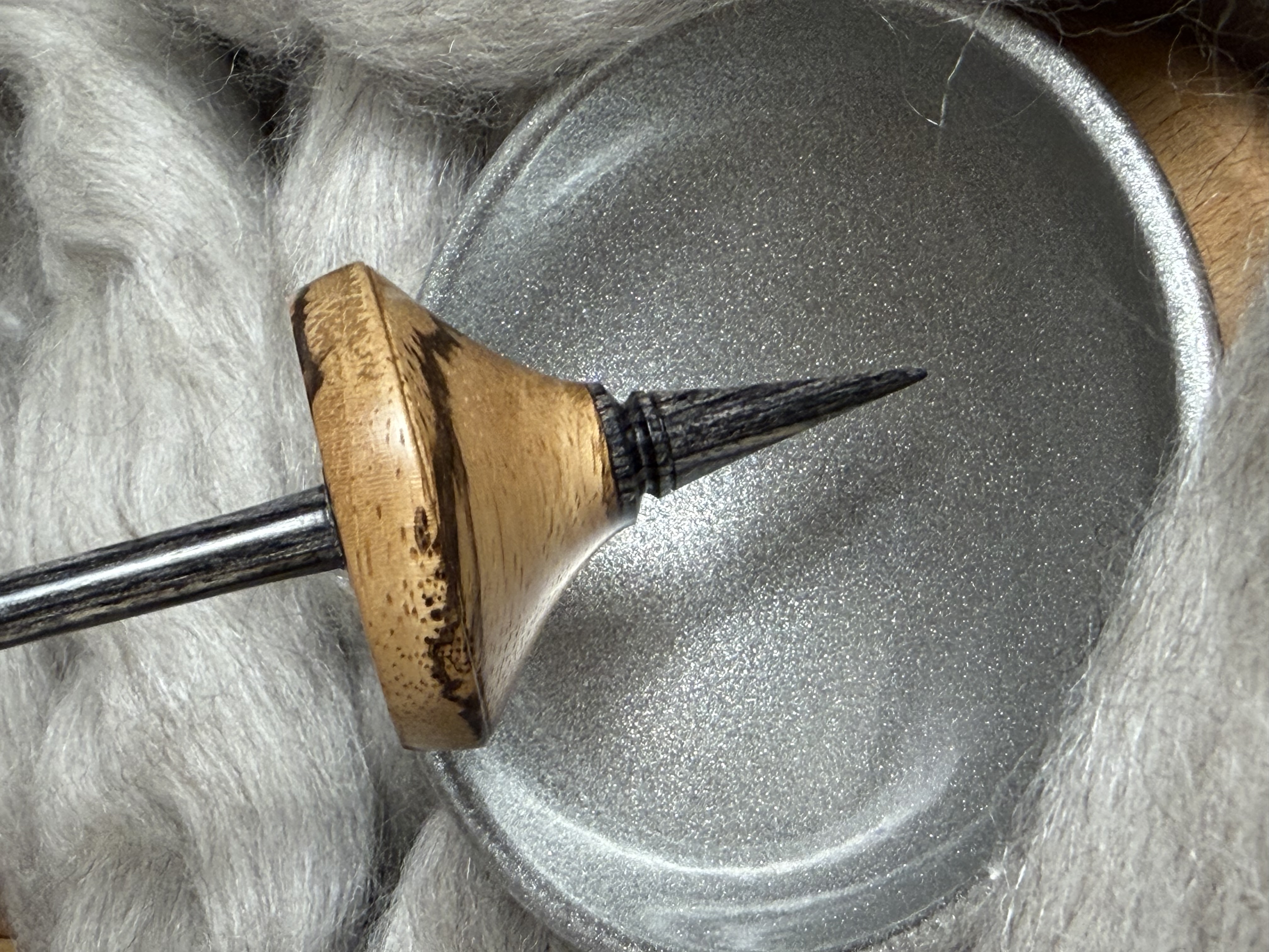 Support Spindle - "Stiletto" - Zebrawood