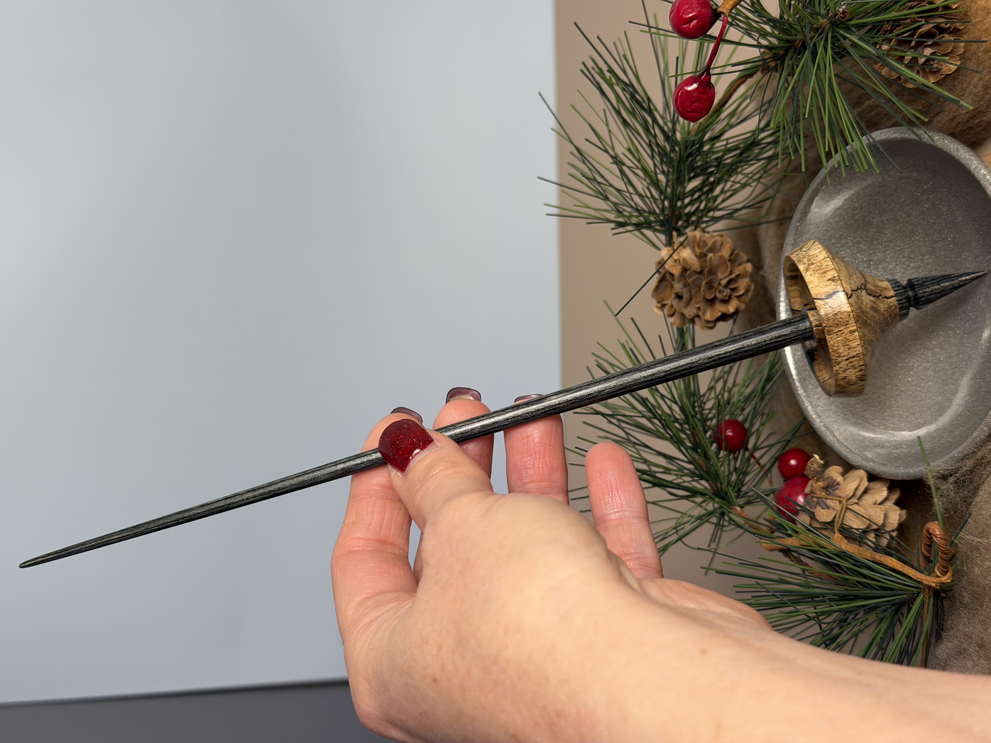 Support Spindle - "Stiletto" - Spalted