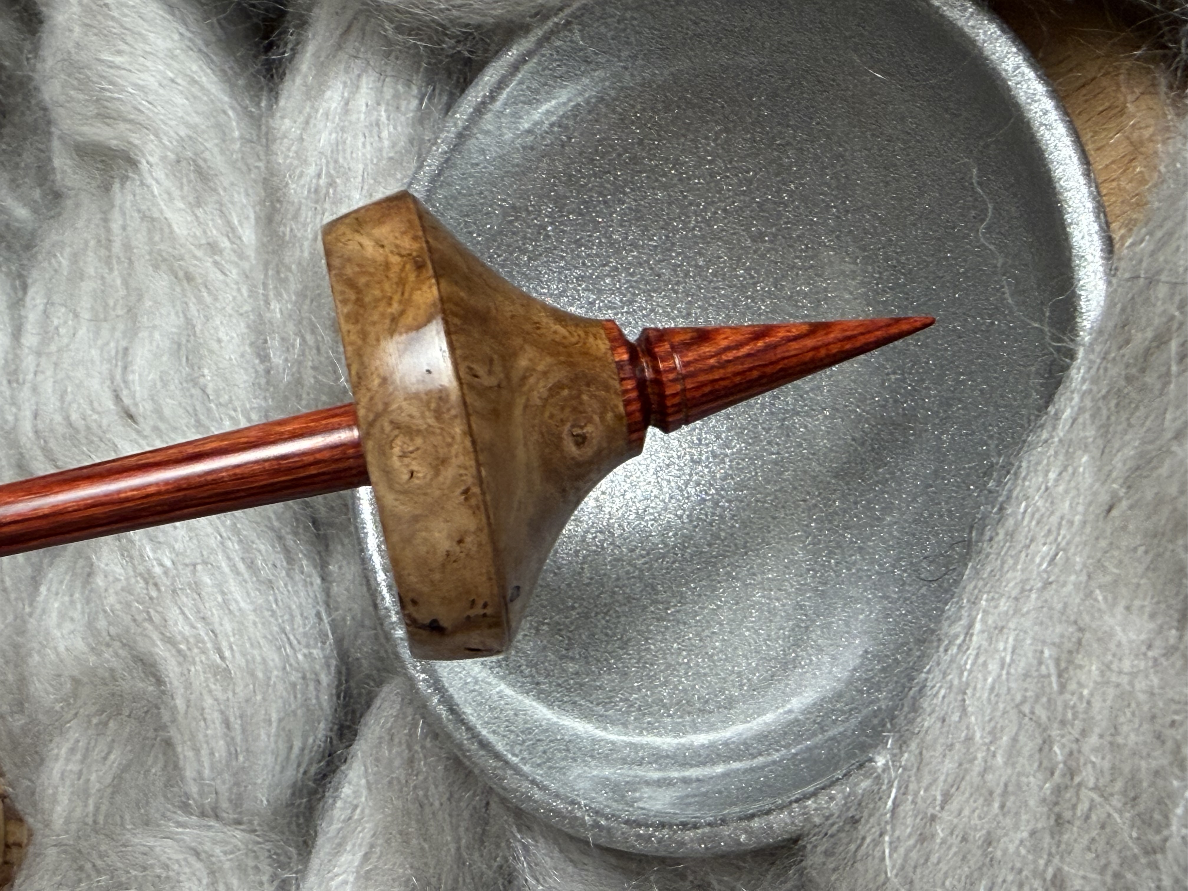Support Spindle - "Stiletto" - Eucalyptus Burl