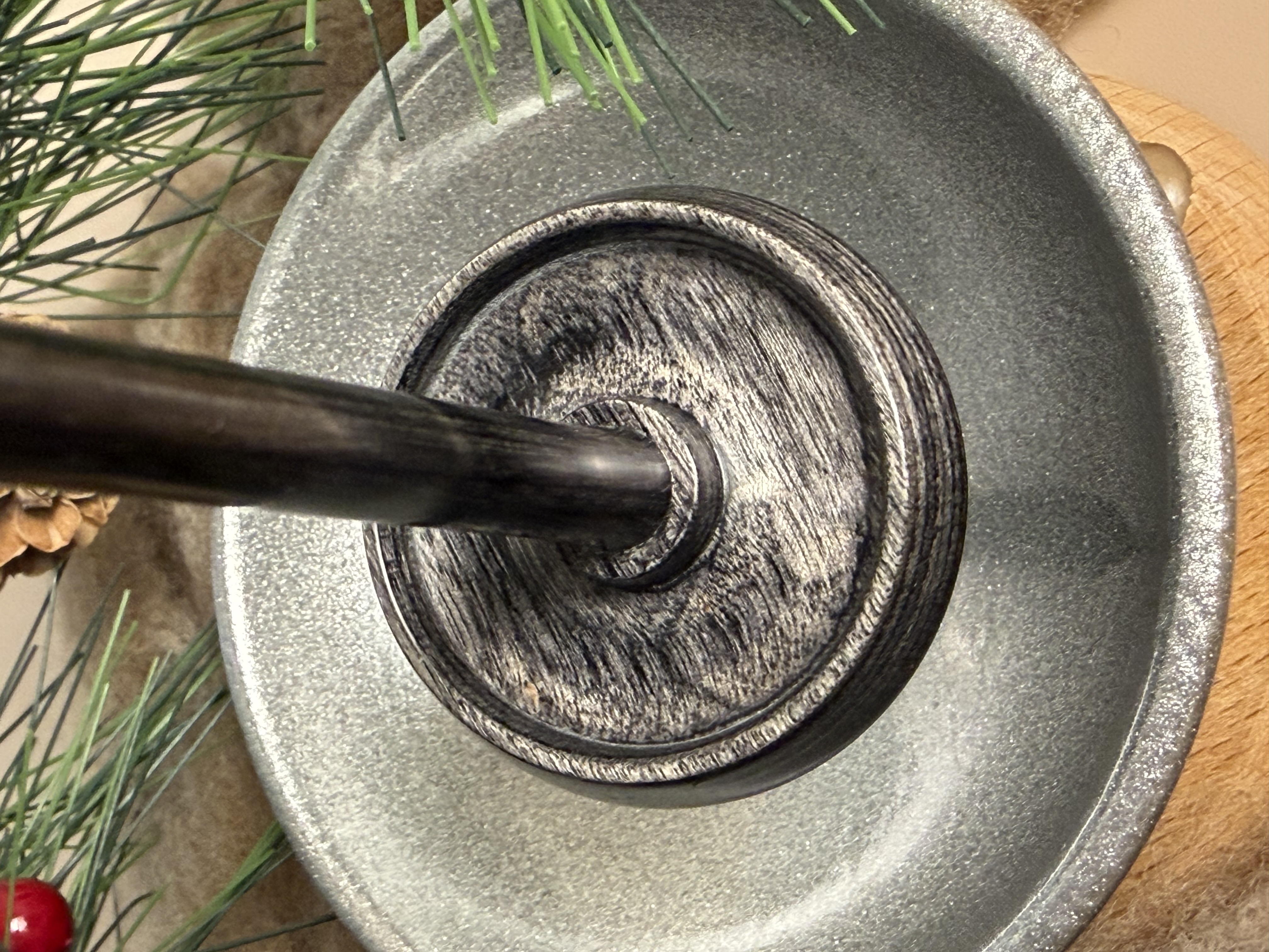 Support Spindle - "Stiletto" - Charcoal