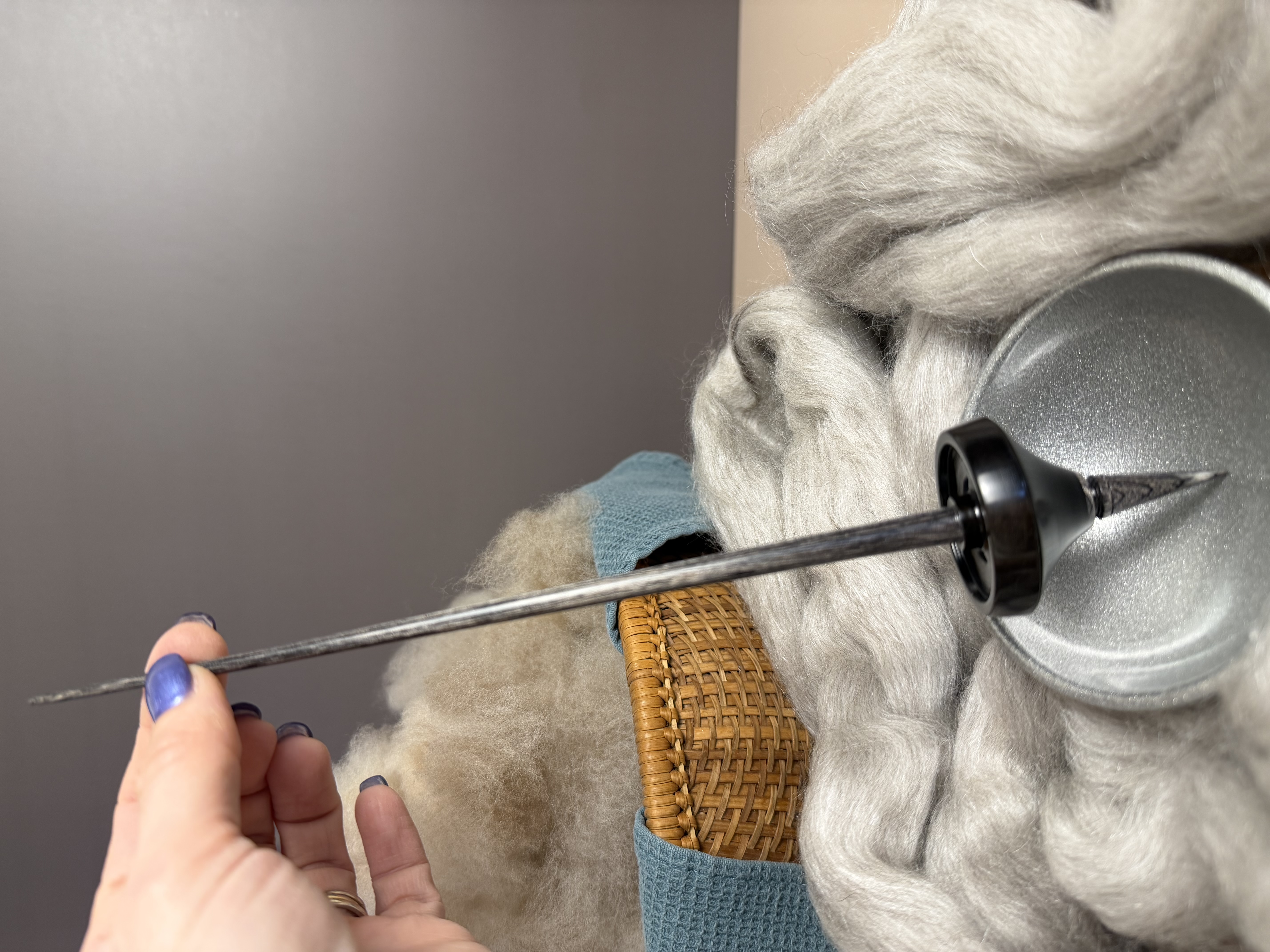 Support Spindle - "Stiletto" - Gaboon Ebony