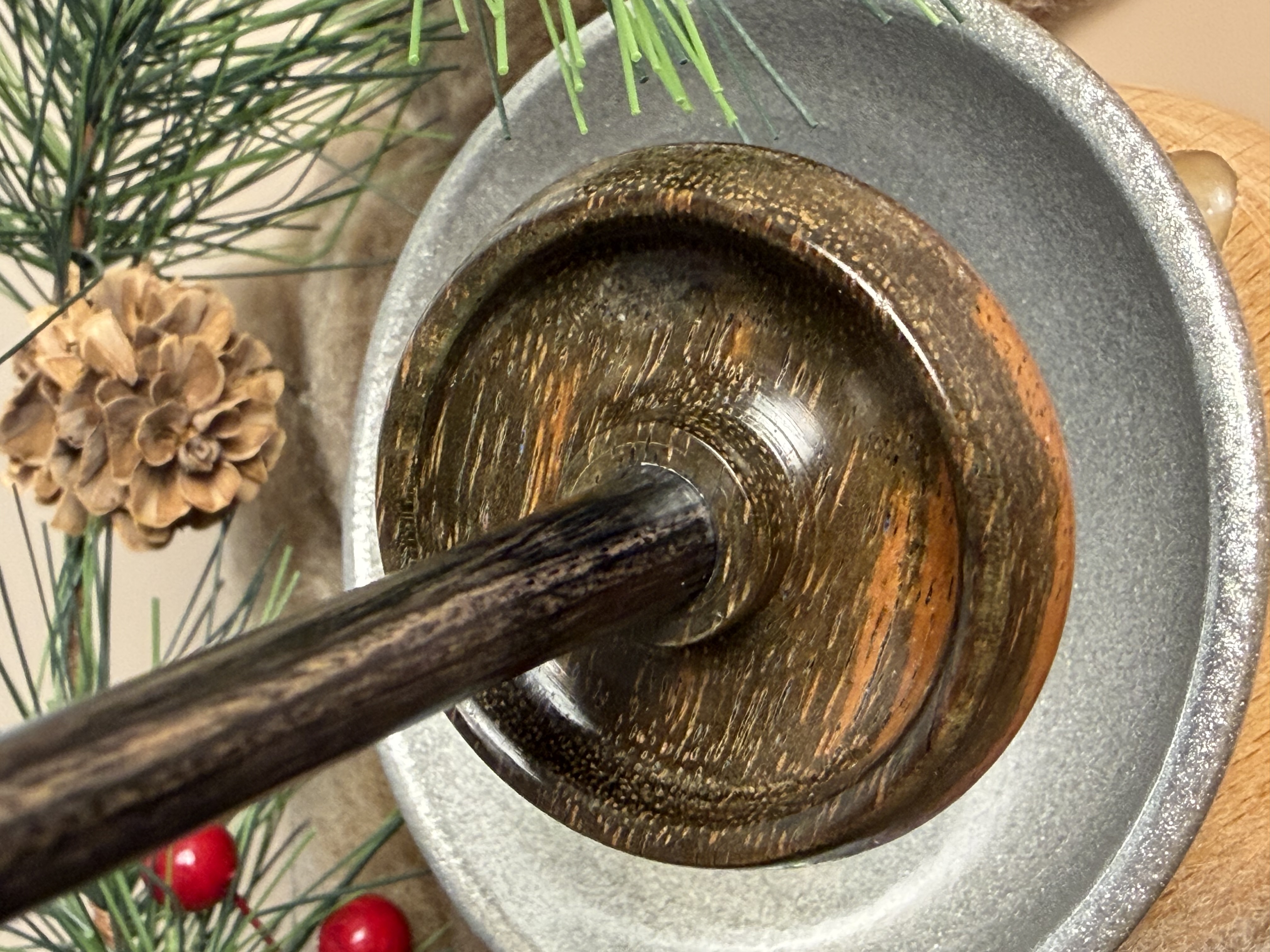 Support Spindle - "Stiletto" - Mystery Wood