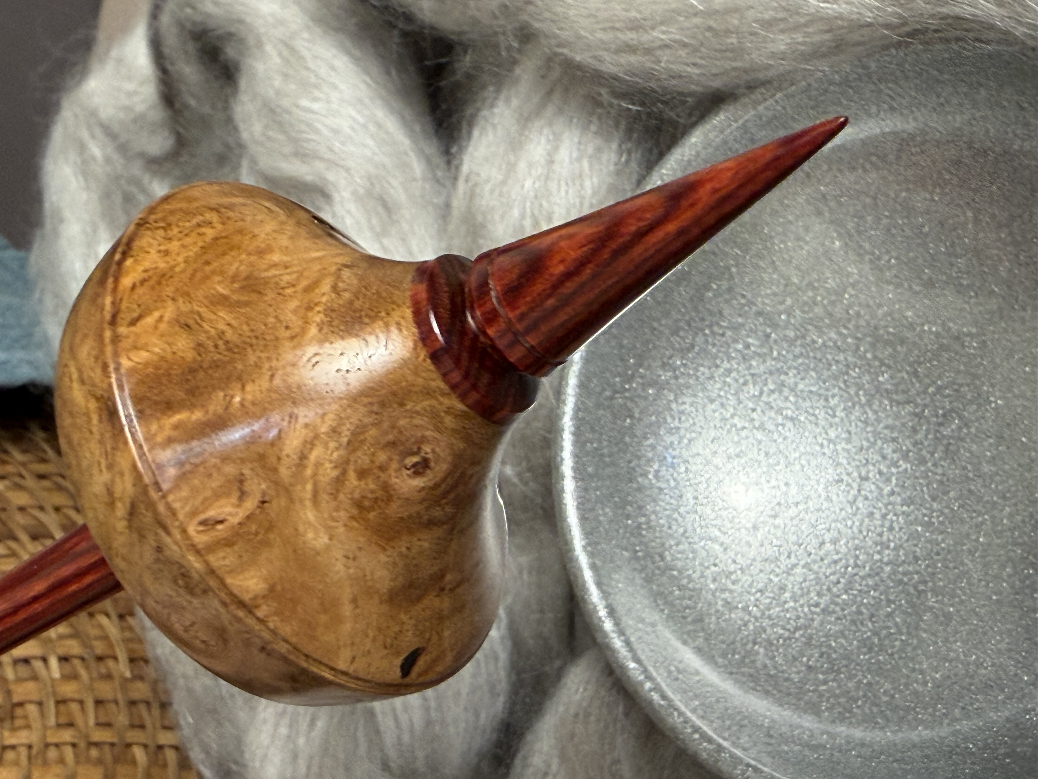 Support Spindle - "Stiletto" - Eucalyptus Burl