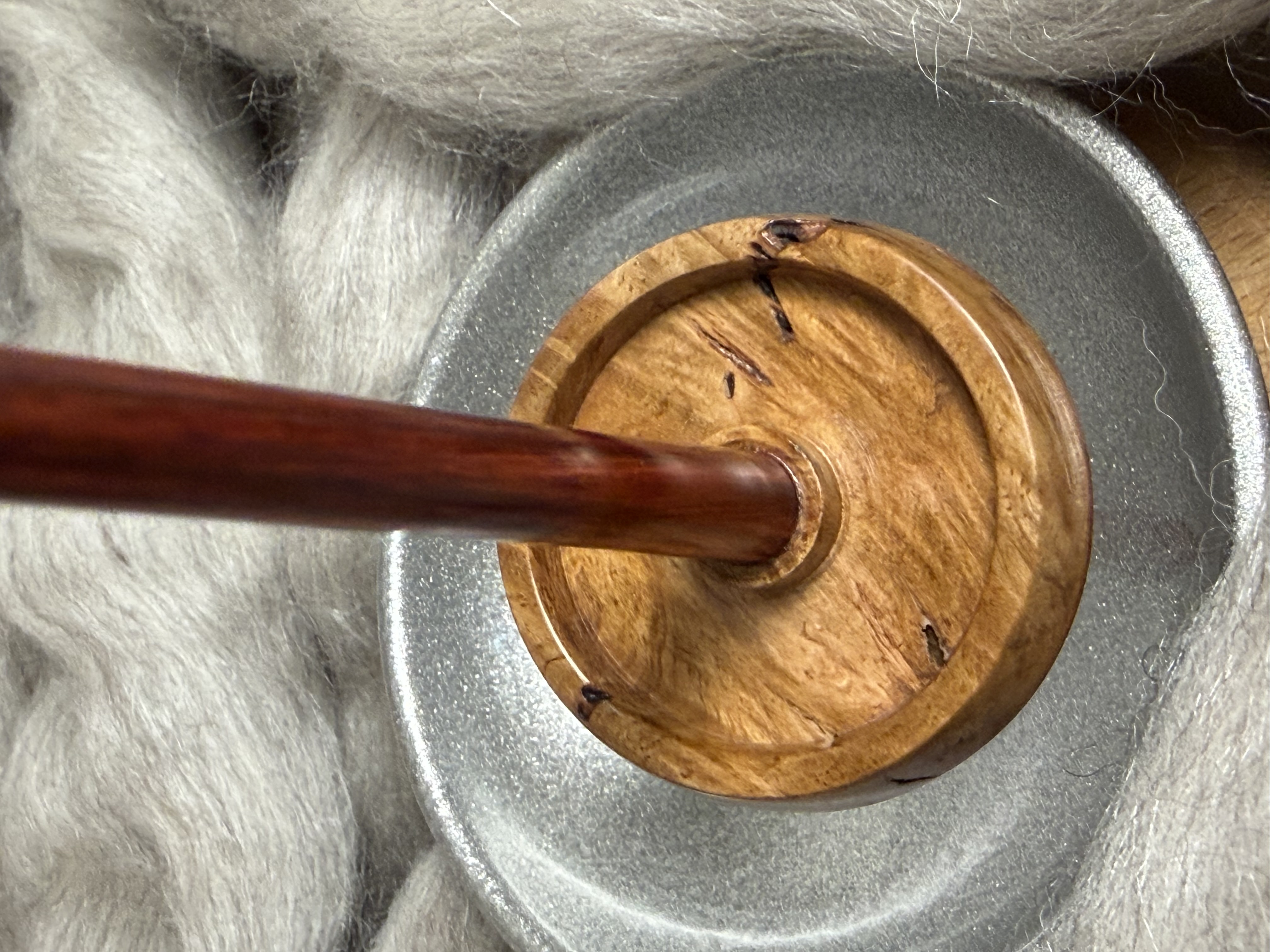 Support Spindle - "Stiletto" - Eucalyptus Burl