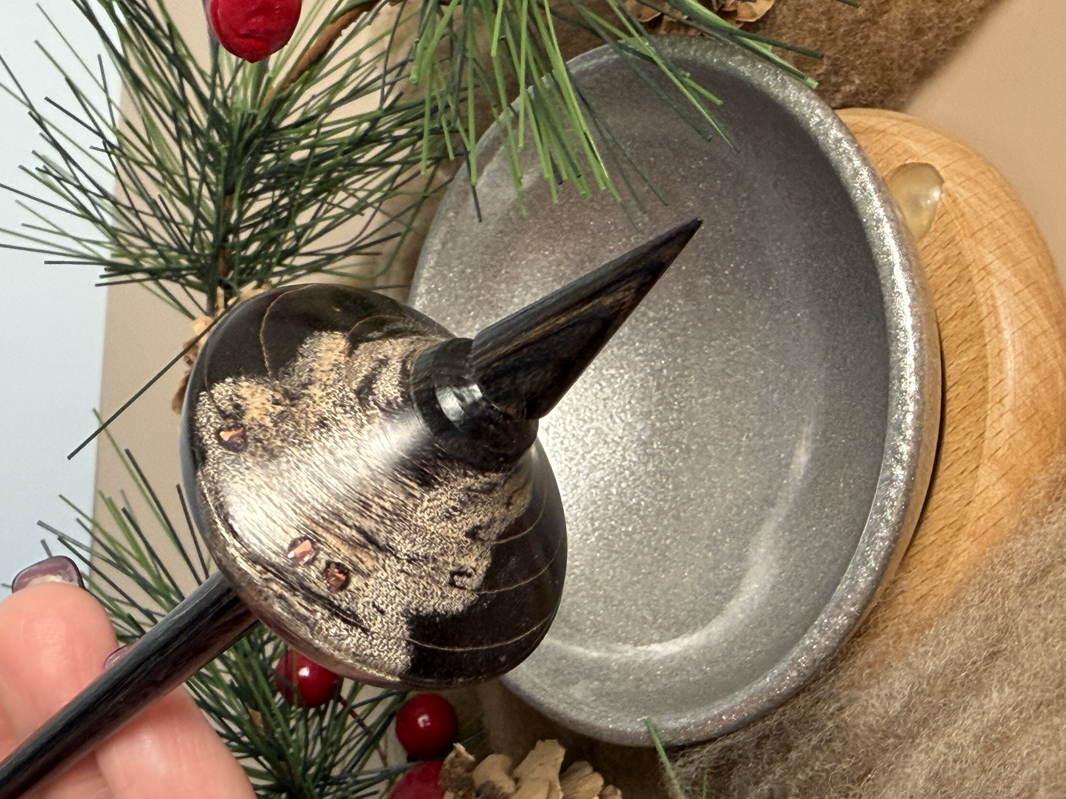 Support Spindle - "Stiletto" - Black