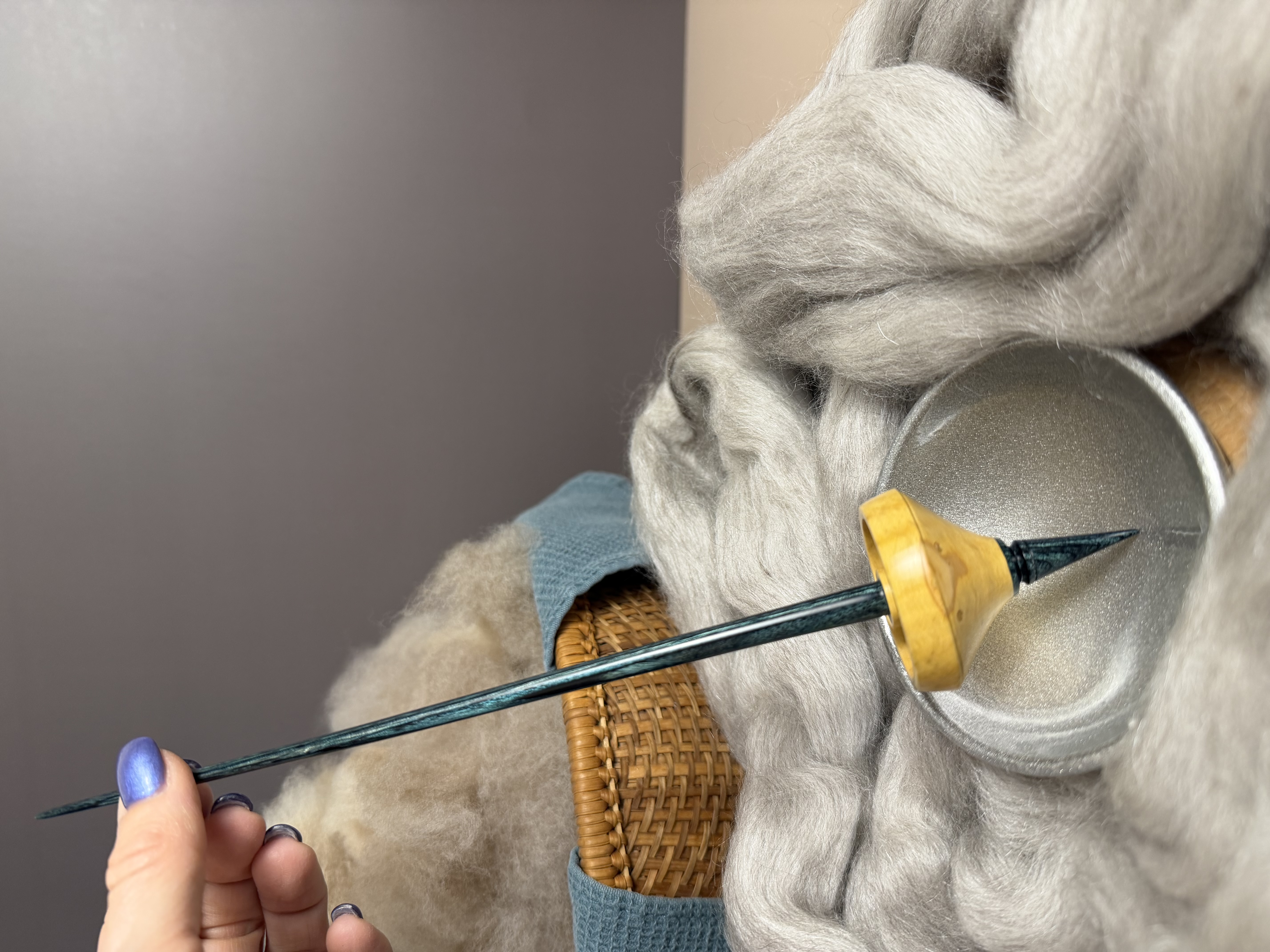 Support Spindle - "Stiletto" - Boxwood