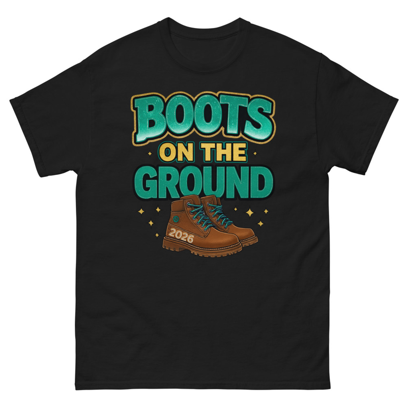 Unisex classic tee Boots on the Ground