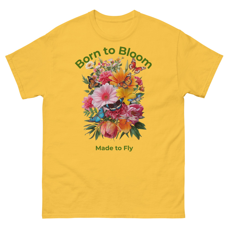 Unisex classic tee Born to Bloom