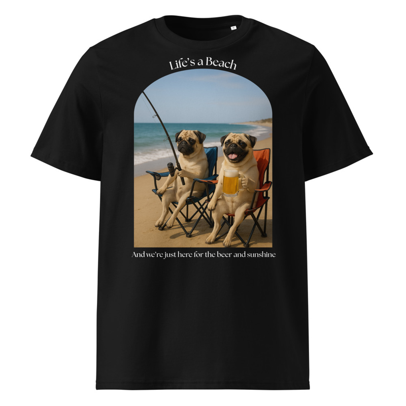 Pugs Fishing Black