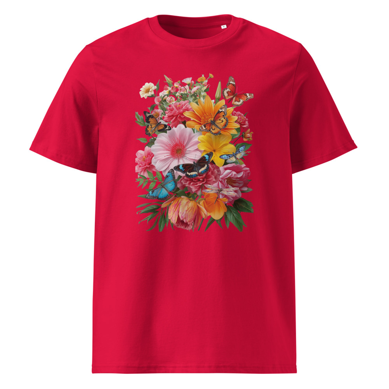 Unisex organic cotton t-shirt Flowers