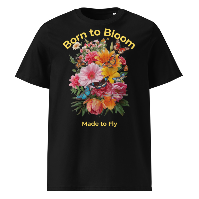 t-shirt Born to Bloom Black