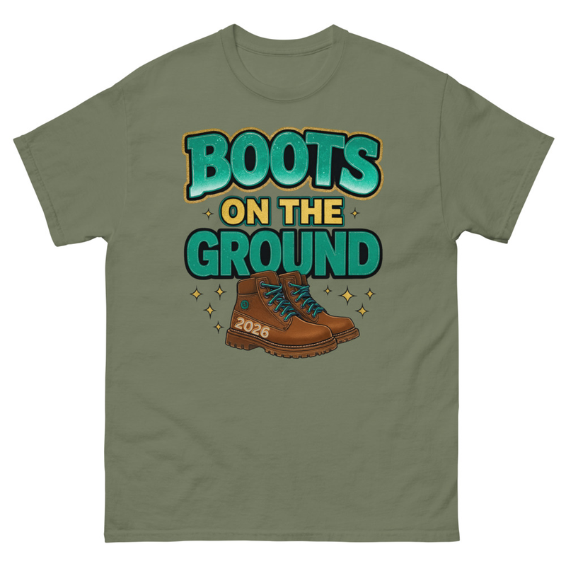 Unisex classic tee Boots on the Ground