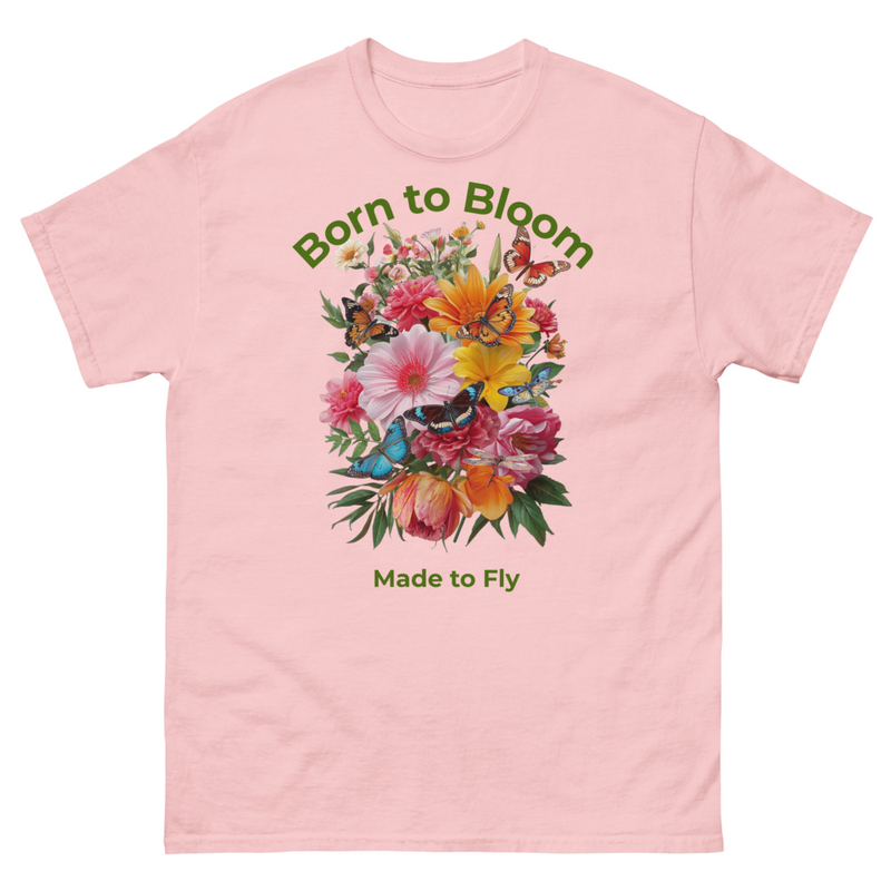 Unisex classic tee Born to Bloom