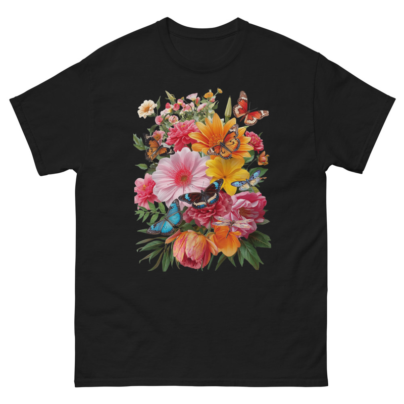 Unisex classic tee Mixed Flowers
